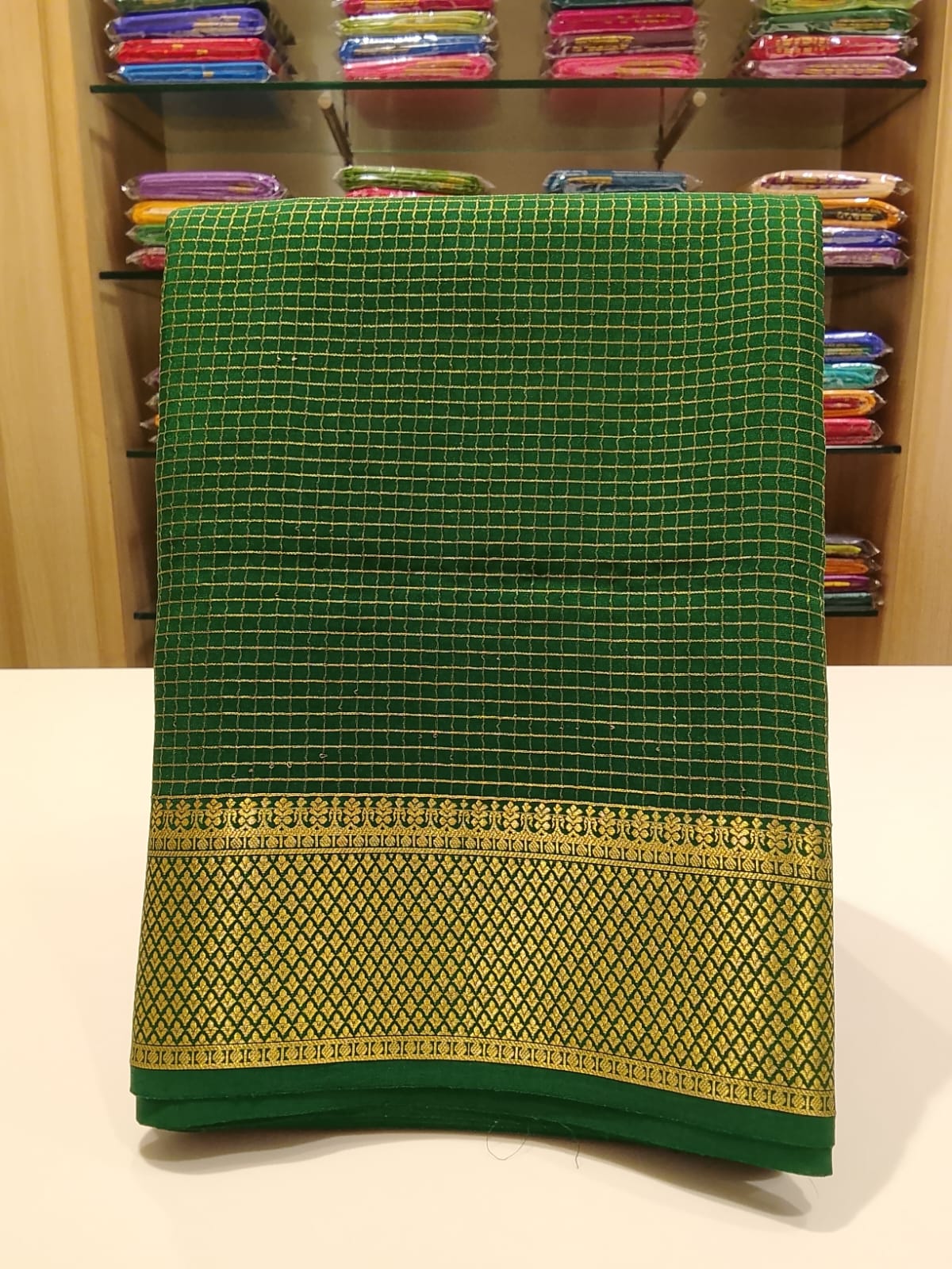 Pure Mysore Silk Saree.