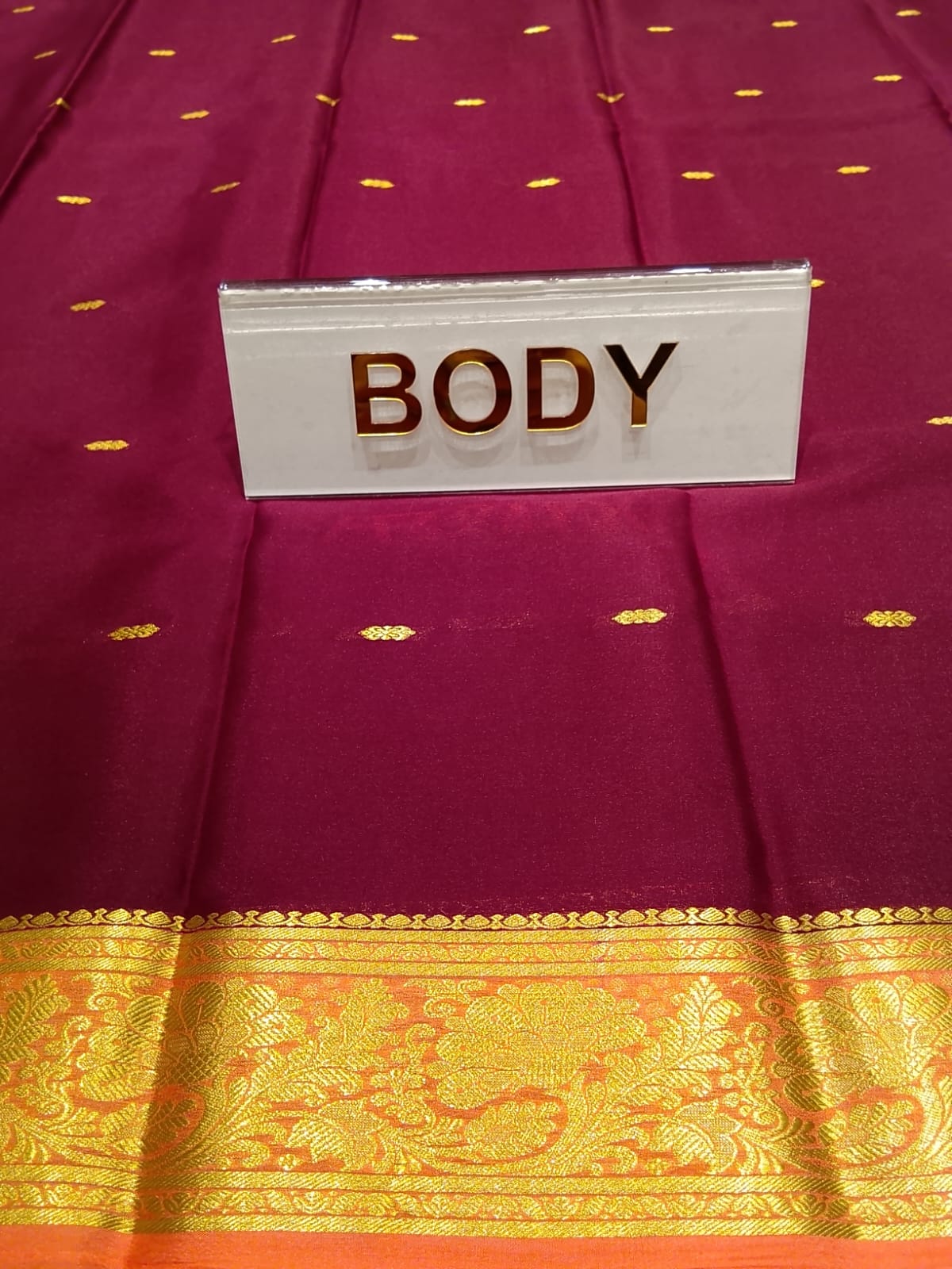 Pure Mysore Silk Saree.
