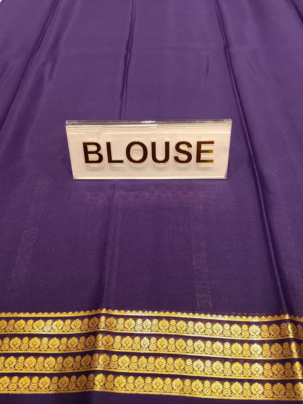 Pure Mysore Silk Saree.