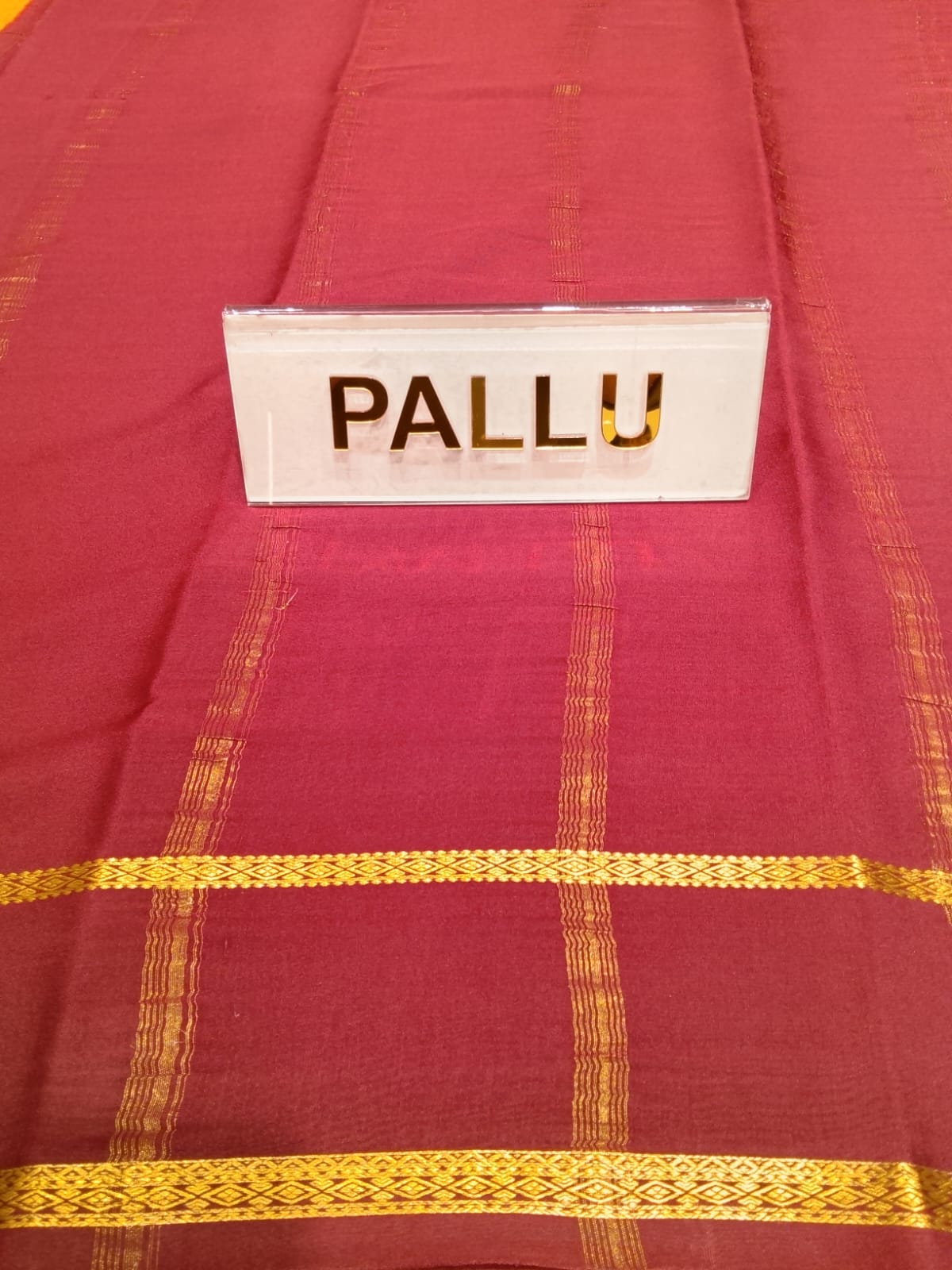 Pure Mysore Silk Saree.