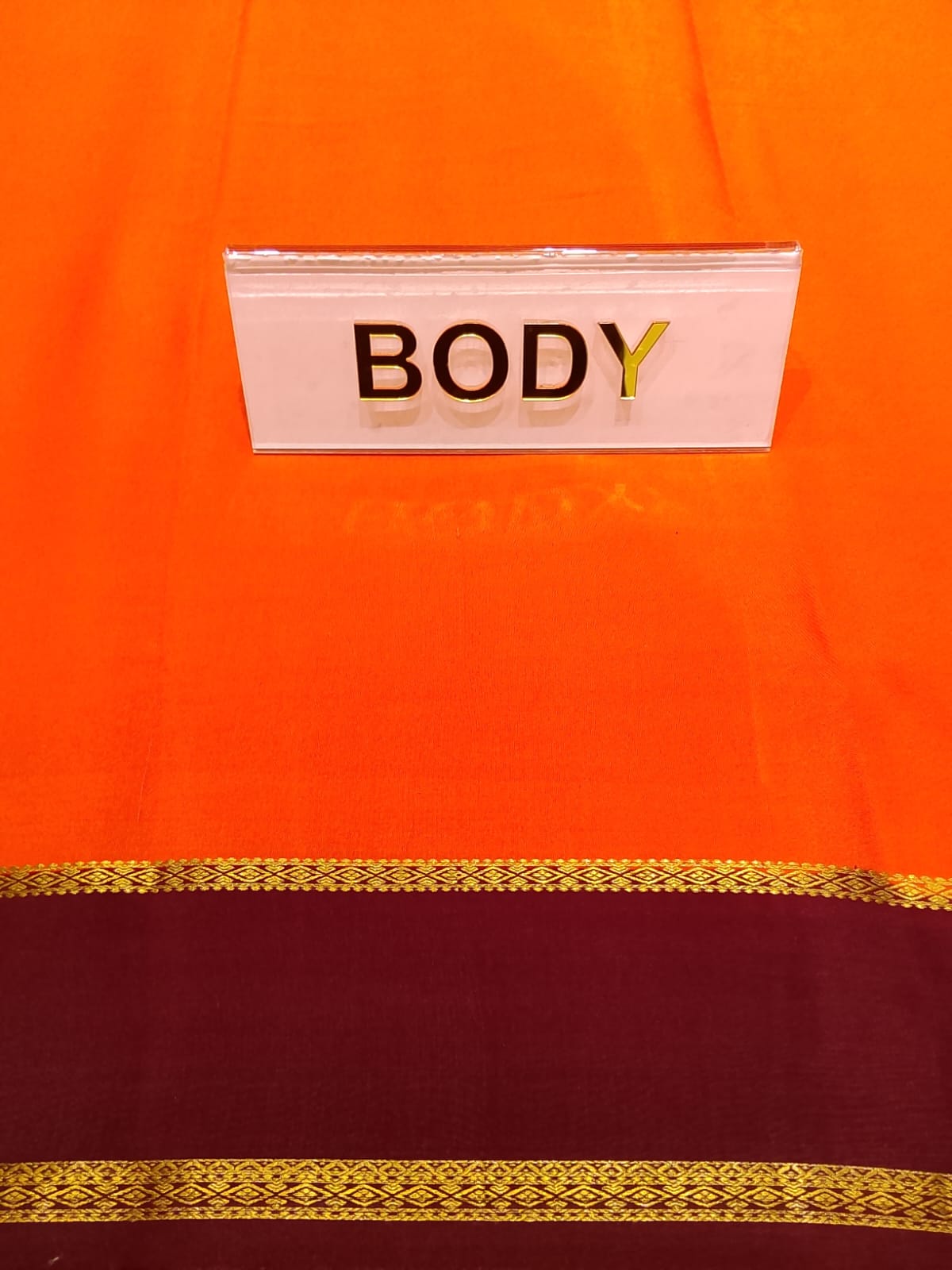 Pure Mysore Silk Saree.