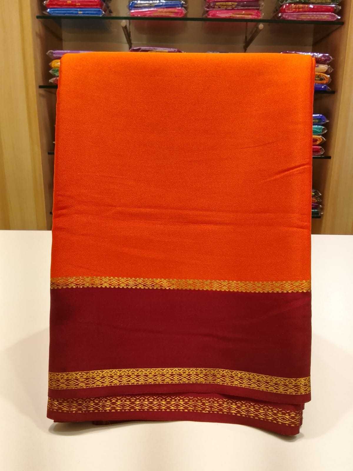Pure Mysore Silk Saree.