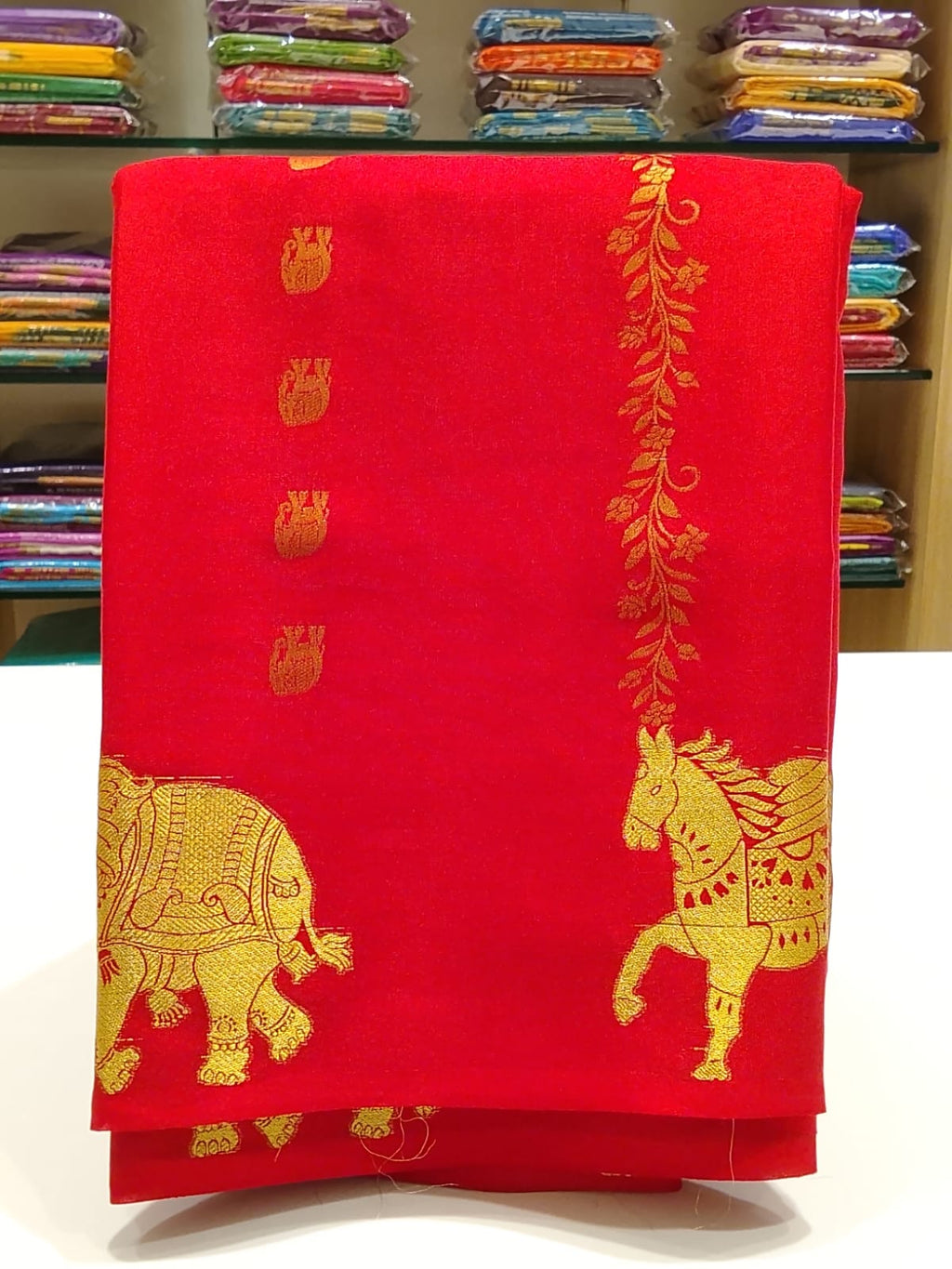 Pure Mysore Silk Saree.
