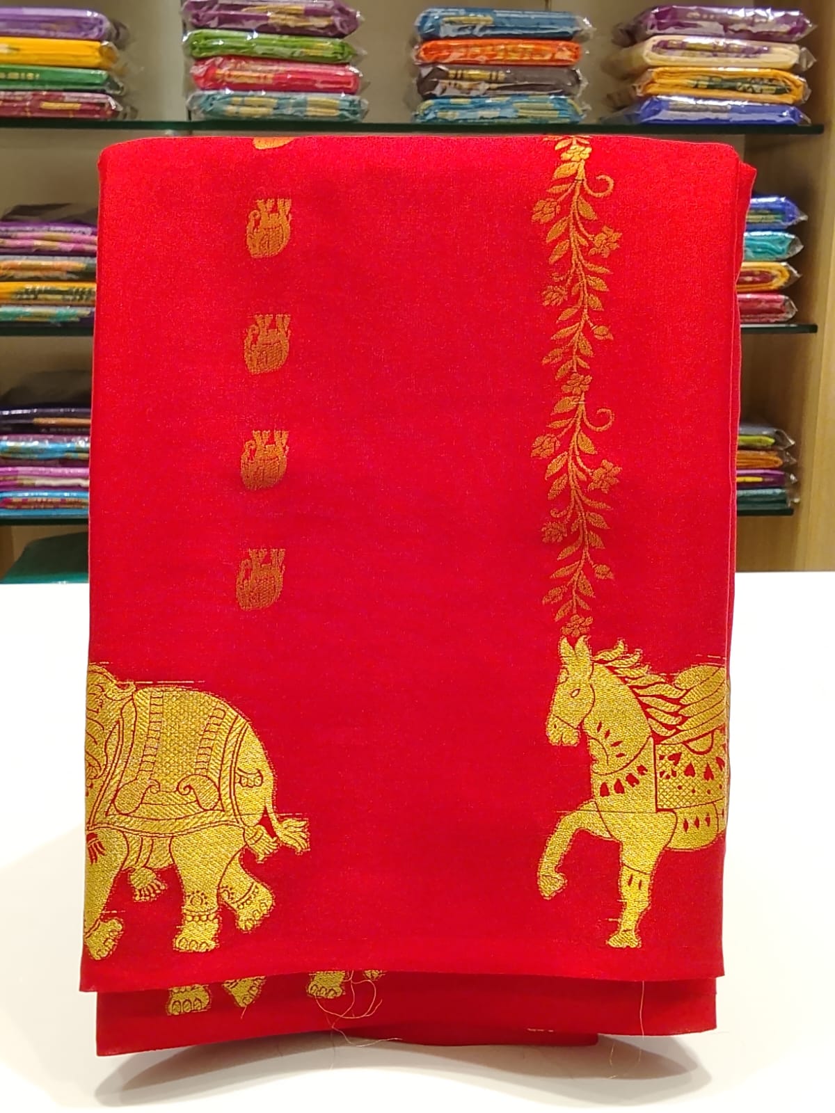Pure Mysore Silk Saree.