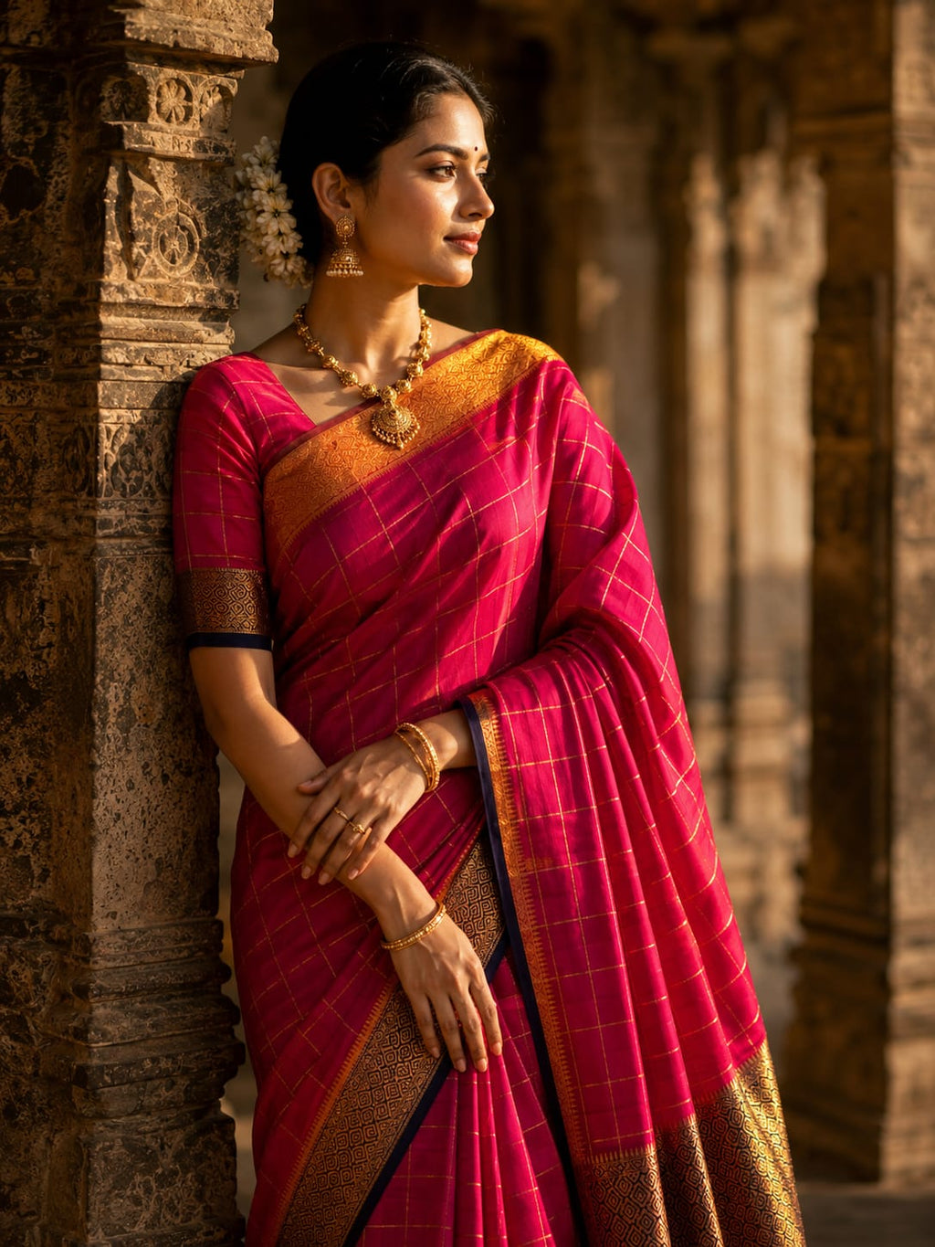 Pure Mysore Silk Saree.