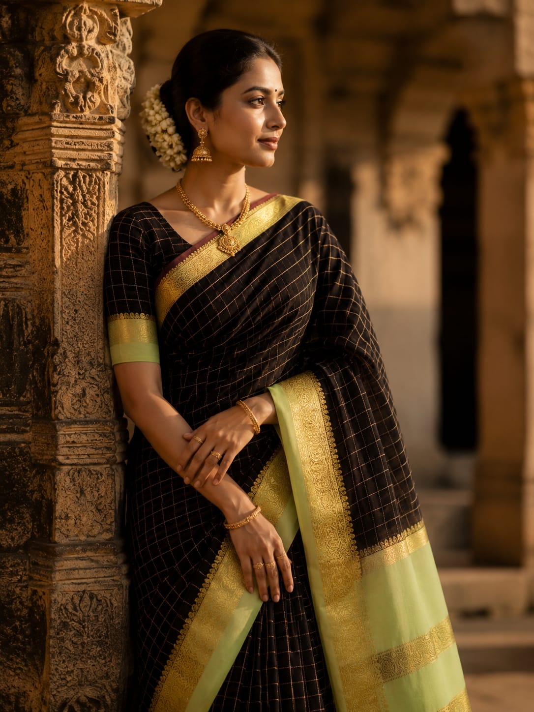 Pure Mysore Silk Saree.