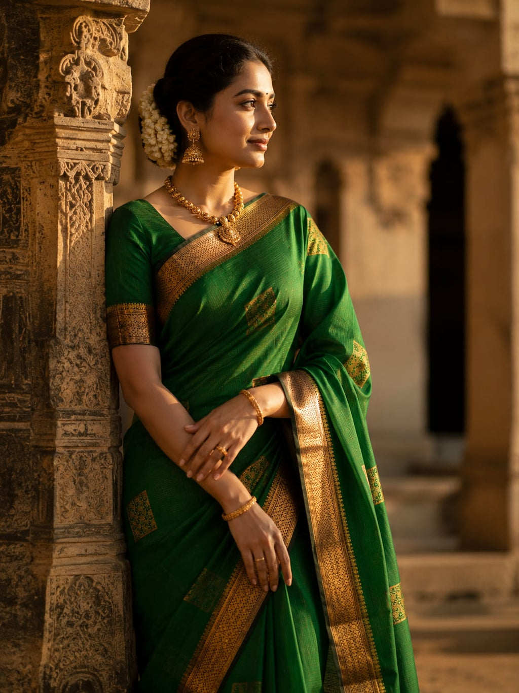 Pure Mysore Silk Saree.