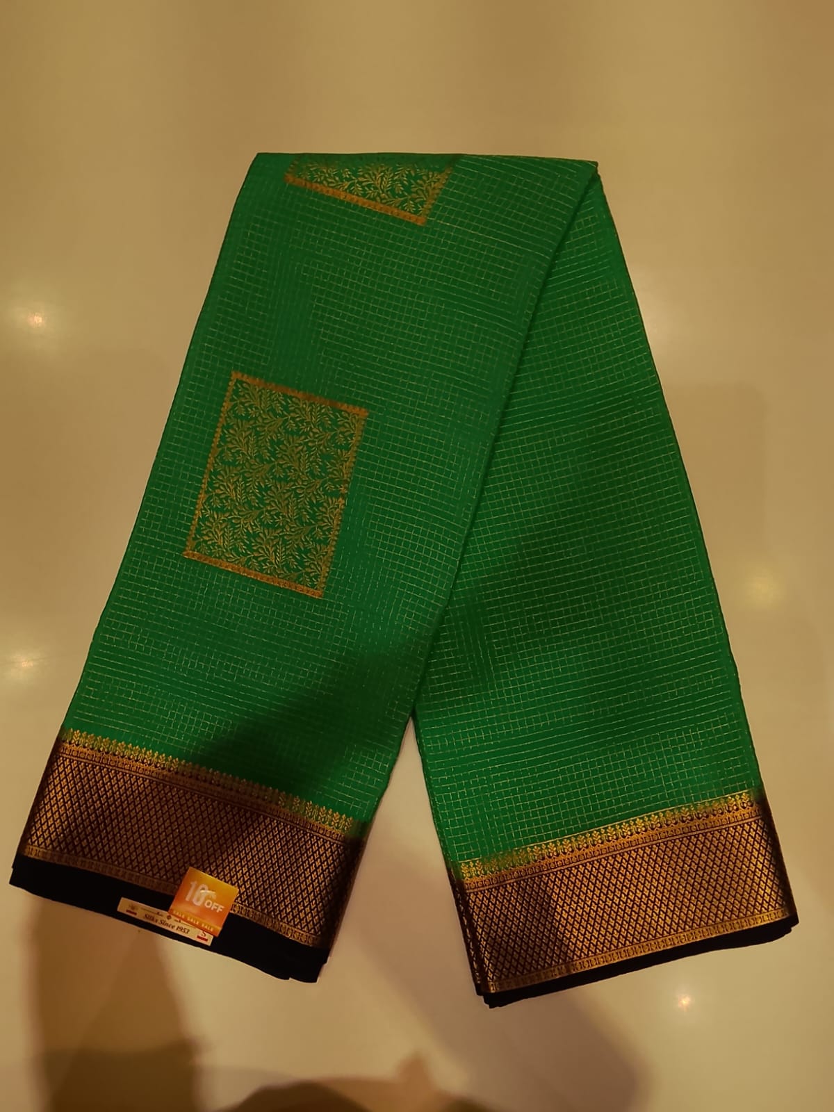 Pure Mysore Silk Saree.