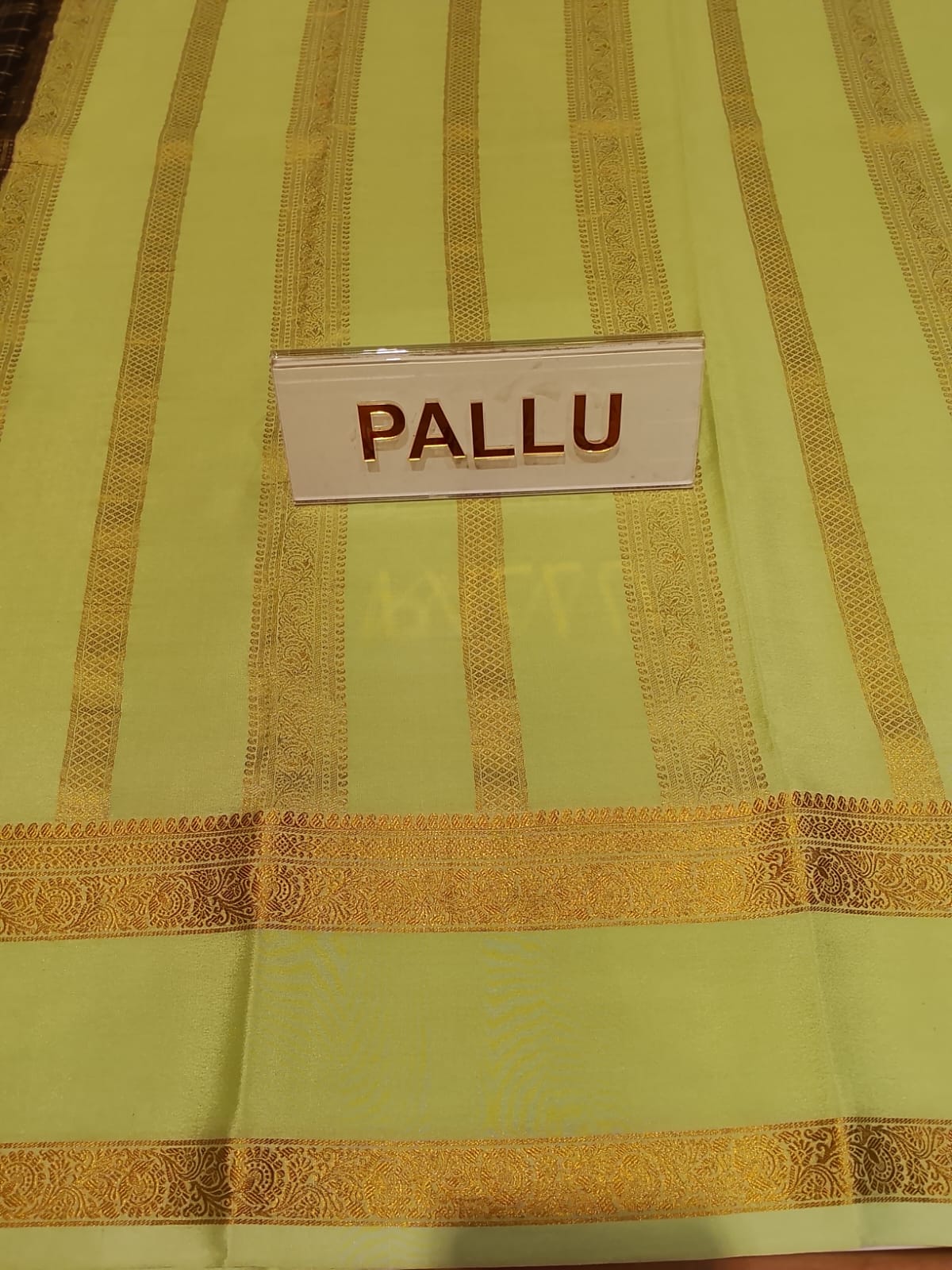 Pure Mysore Silk Saree.