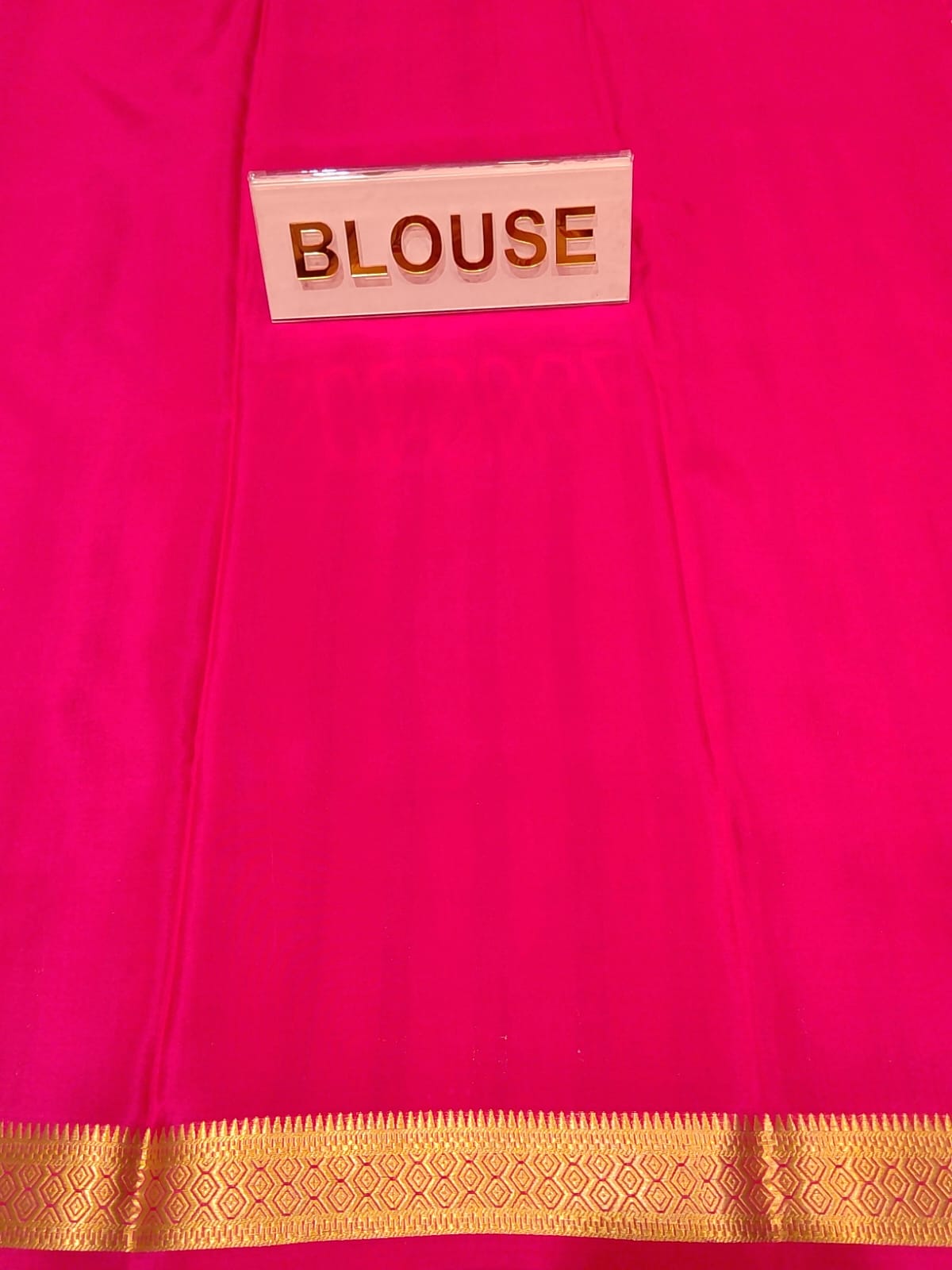 Pure Mysore Silk Saree.