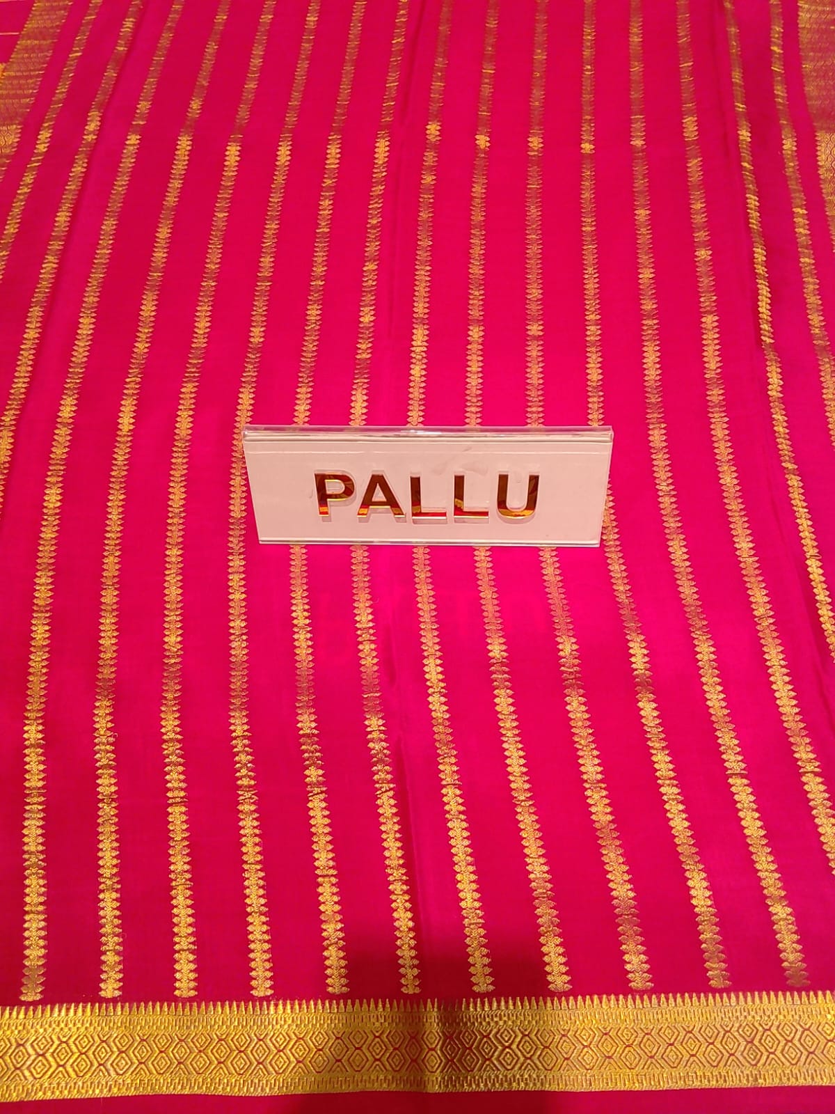 Pure Mysore Silk Saree.