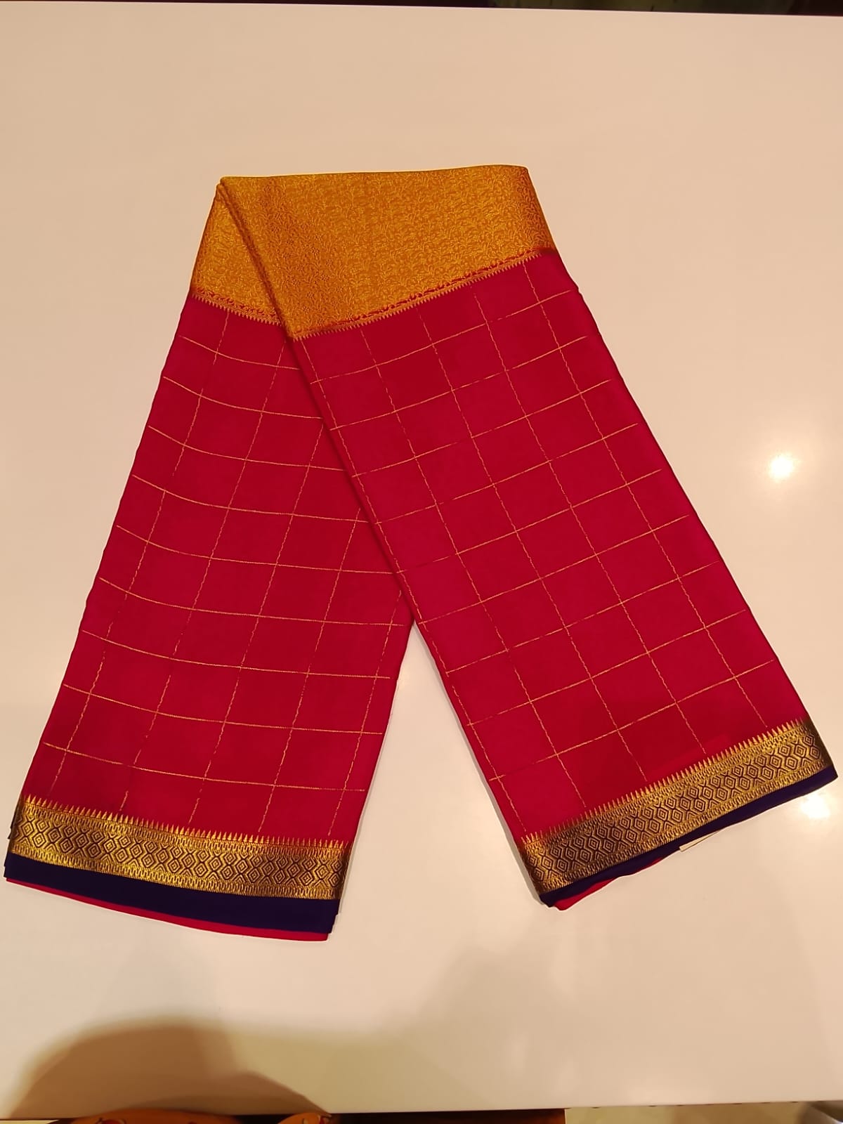 Pure Mysore Silk Saree.
