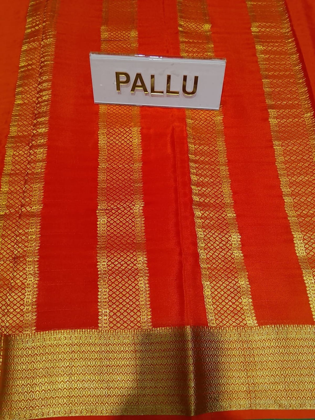 Pure Mysore Silk Saree.