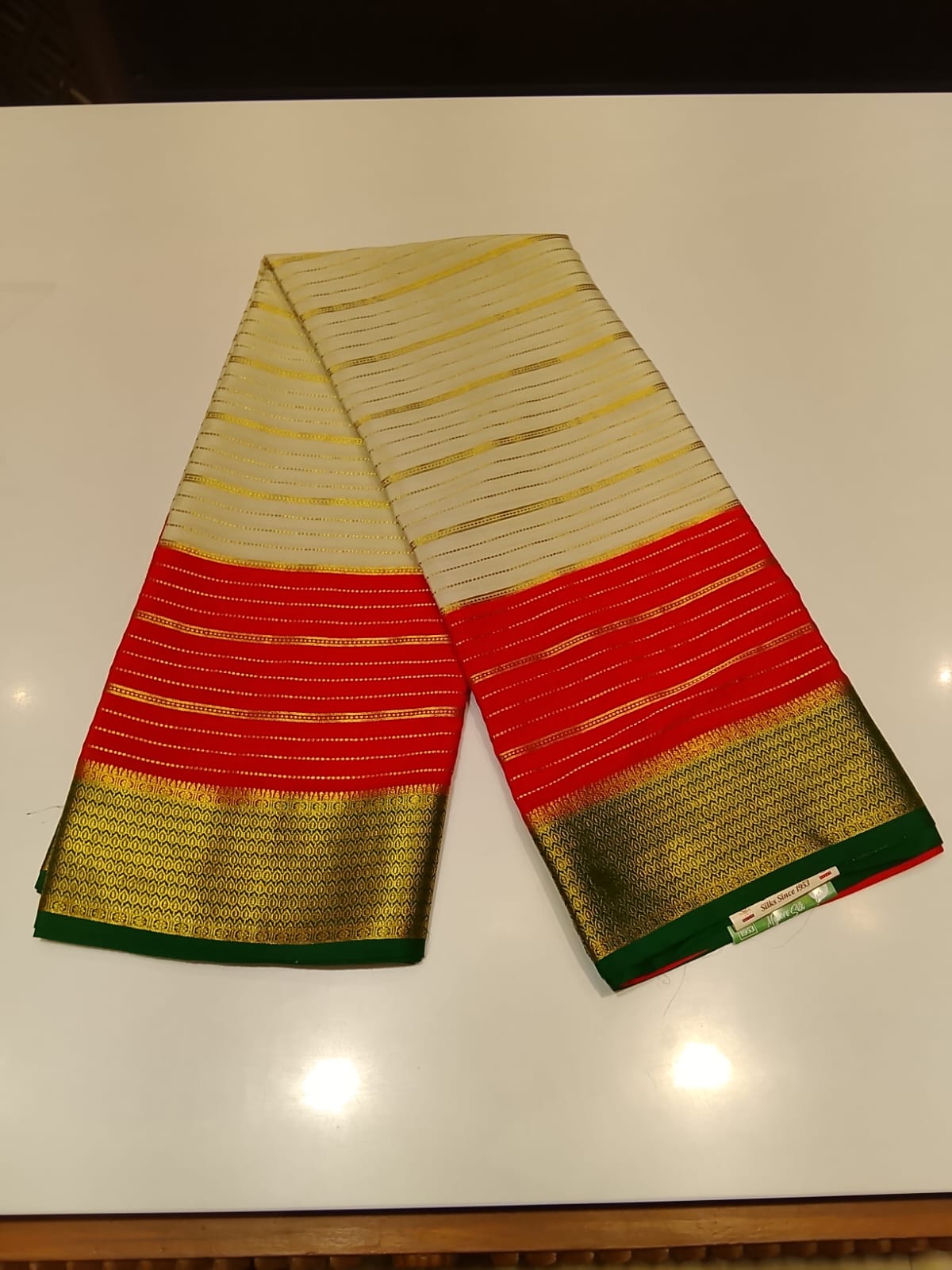 Pure Mysore Silk Saree.