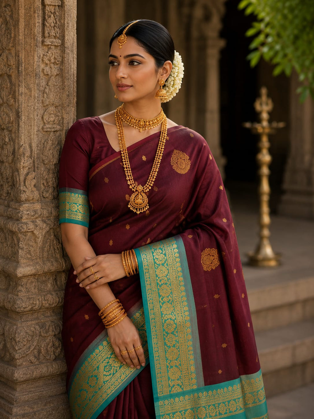 Half Silk Saree