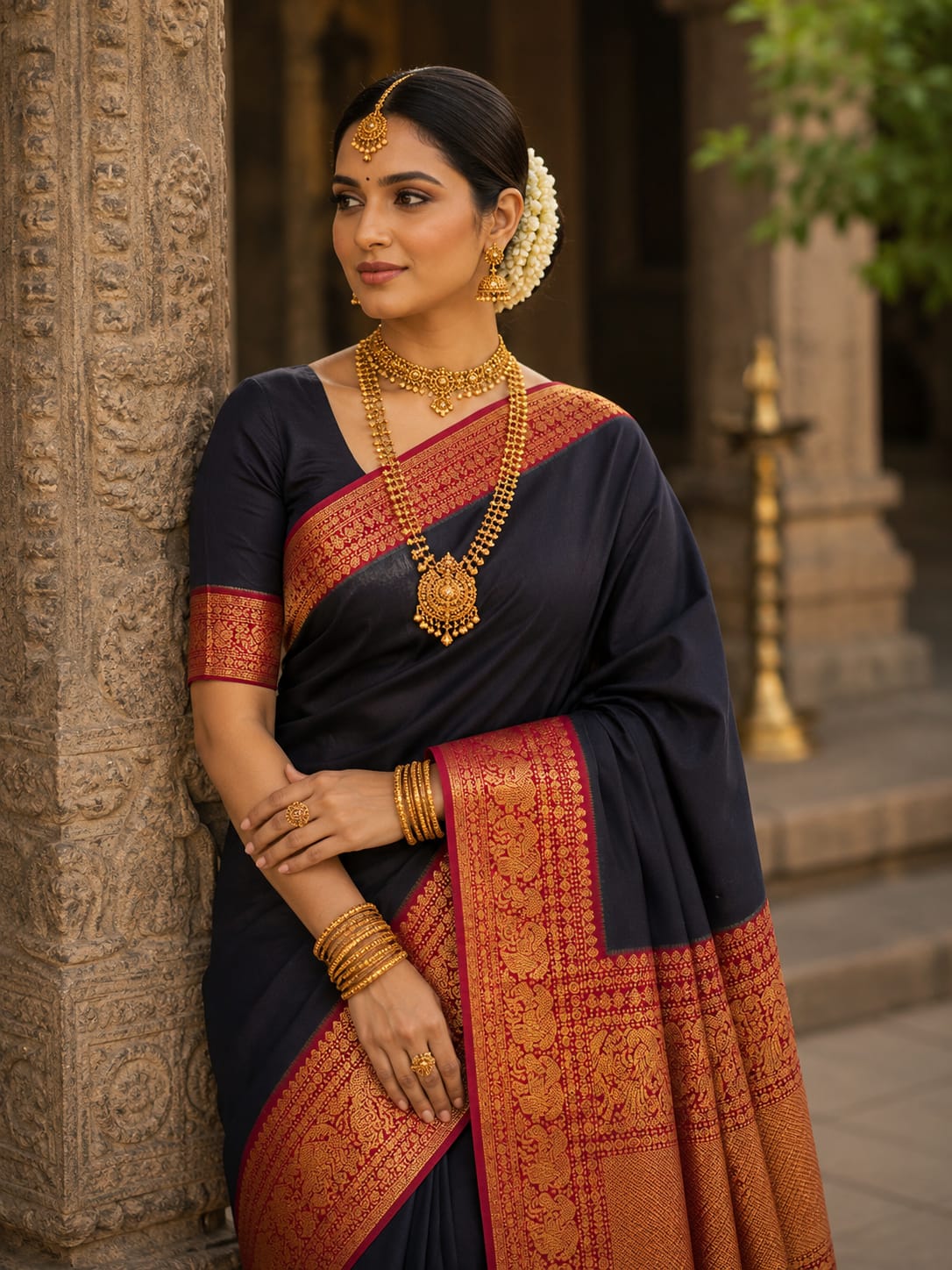 Half Silk Saree