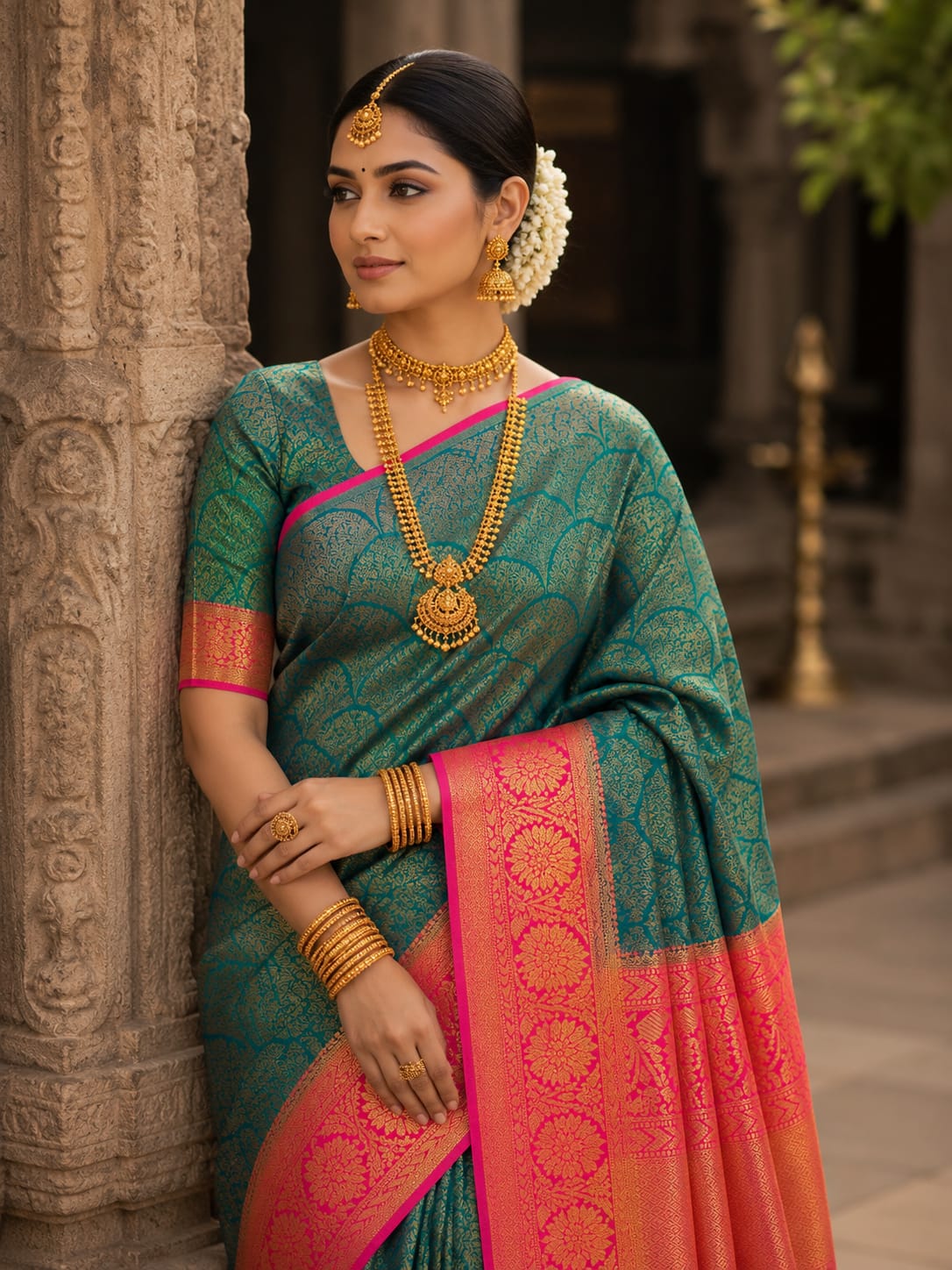 Half Silk Saree