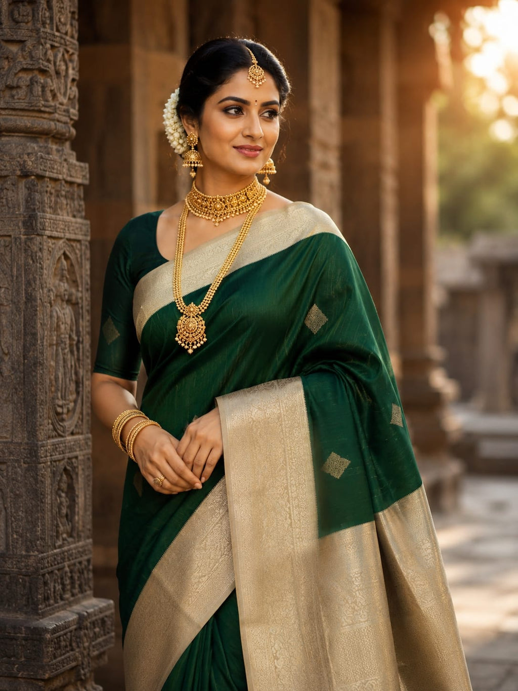 Half Silk Saree