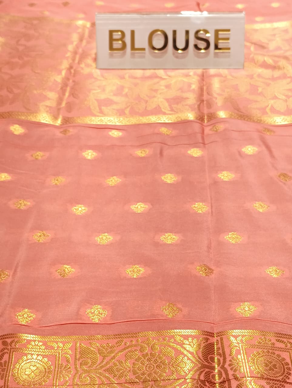 Semi Mysore Silk Saree.