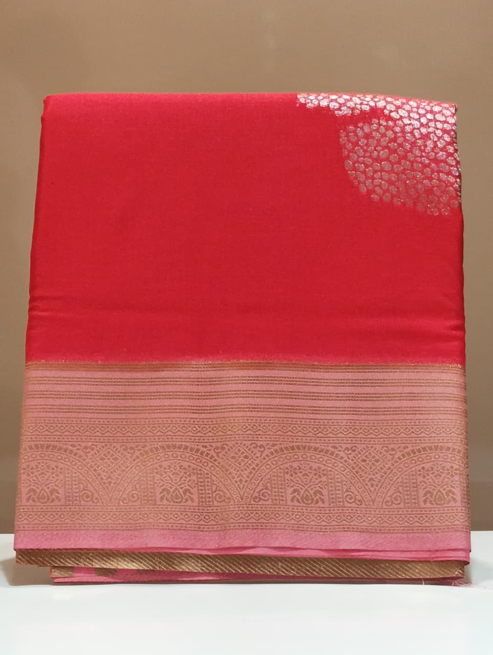 Semi Mysore Silk Saree.