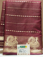 Semi Mysore Silk Saree.