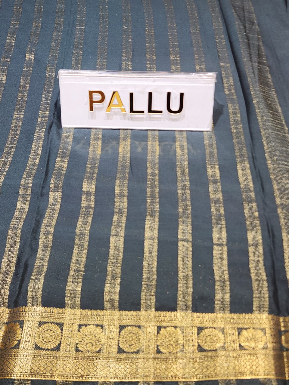 Semi Mysore Silk Saree.