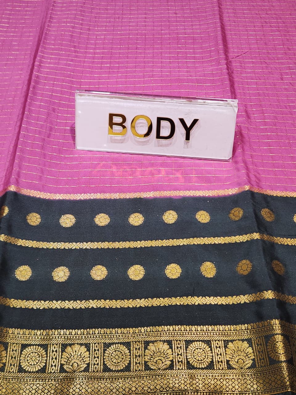 Semi Mysore Silk Saree.