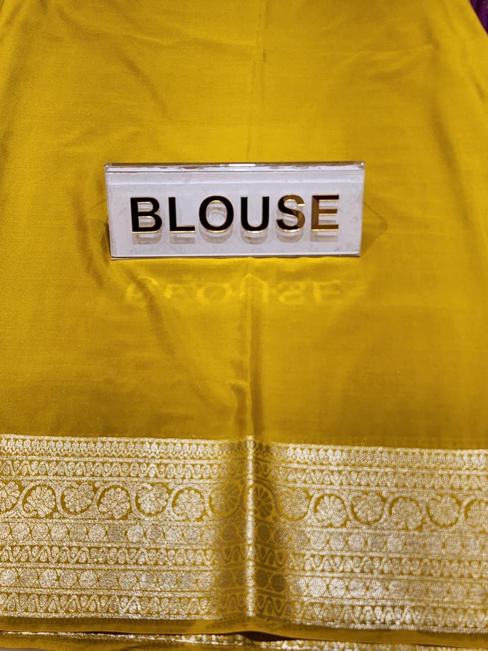 Semi Mysore Silk Saree.