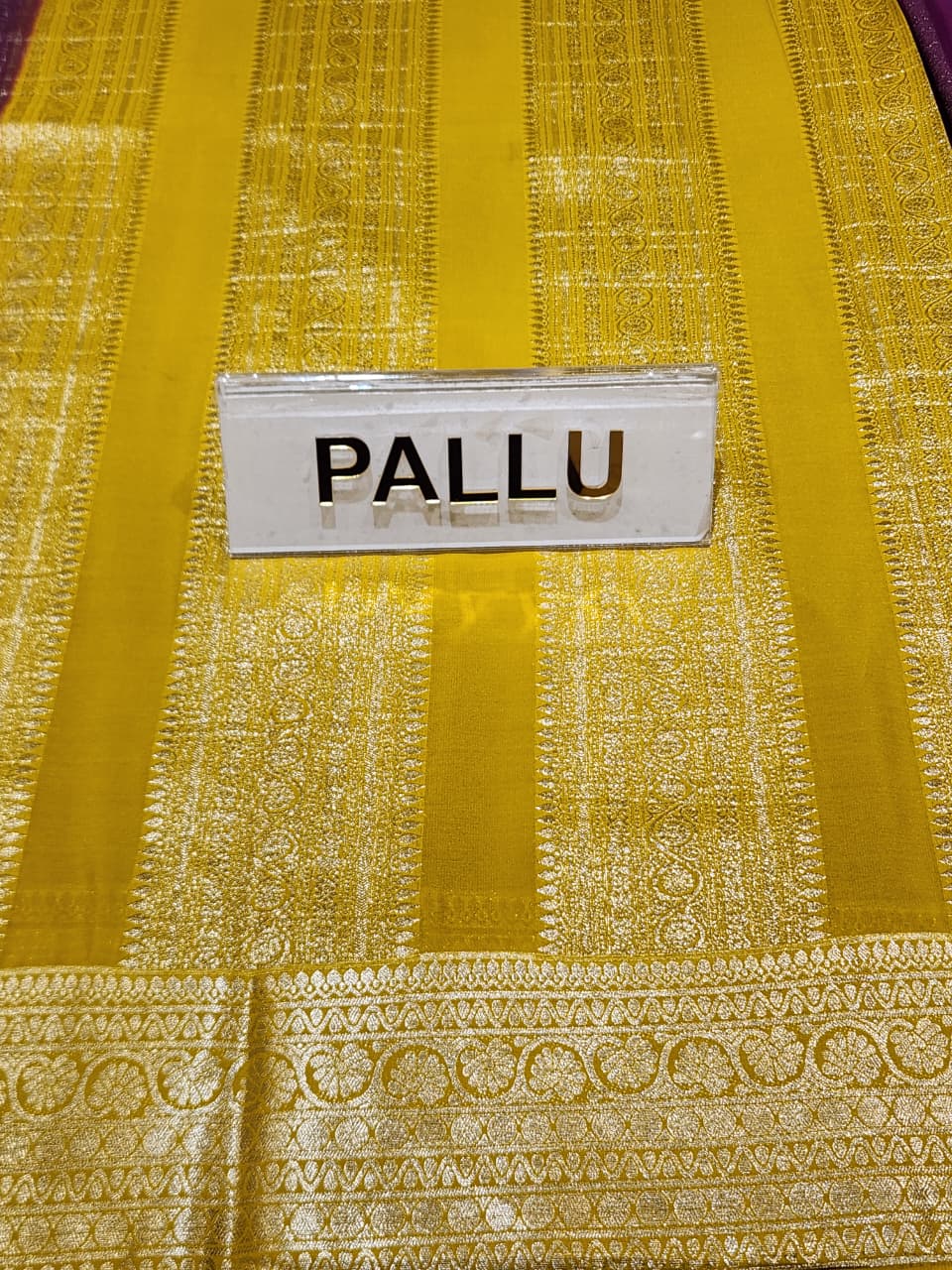 Semi Mysore Silk Saree.