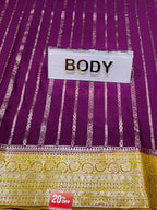 Semi Mysore Silk Saree.