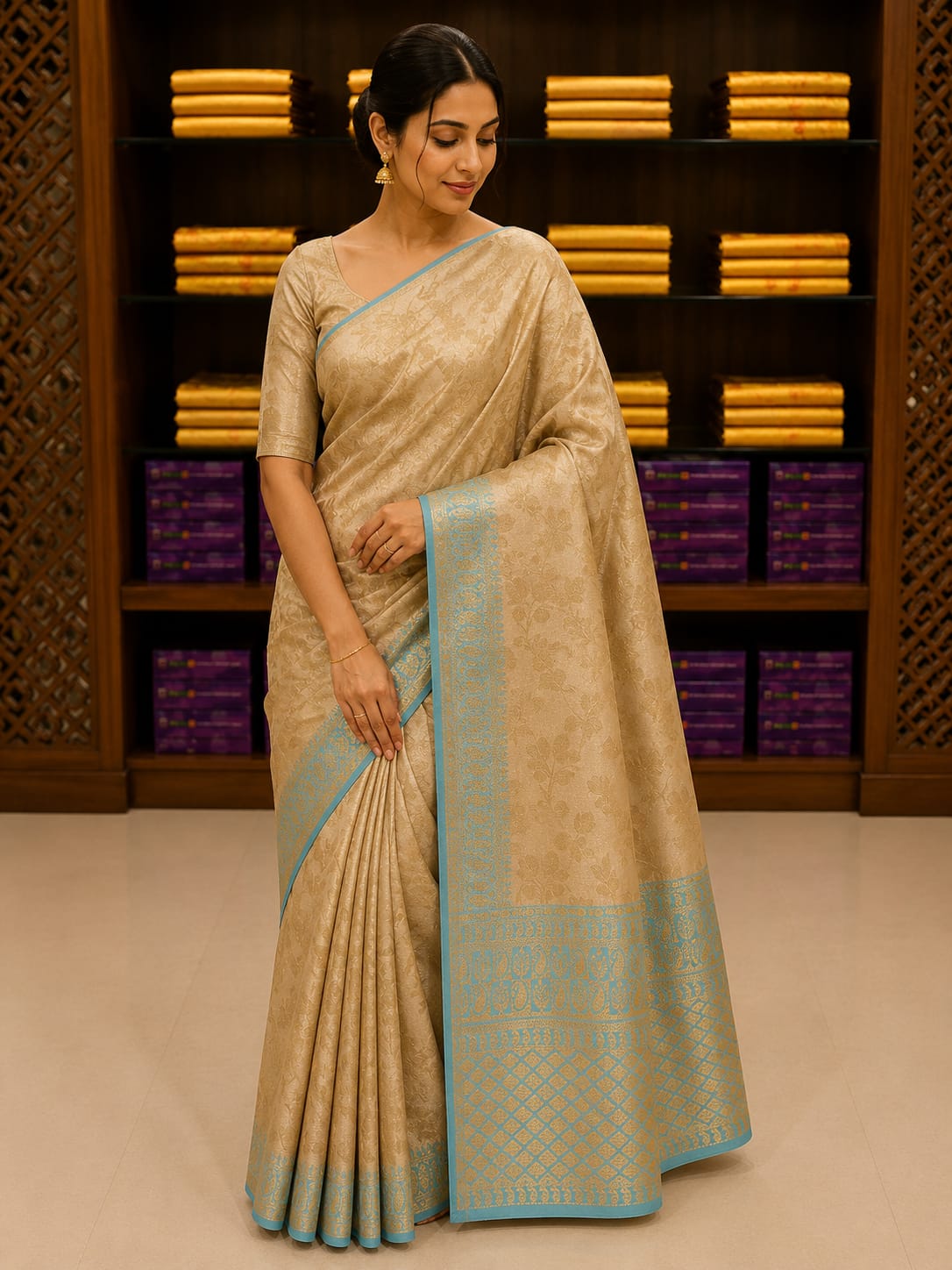 Half Silk Saree