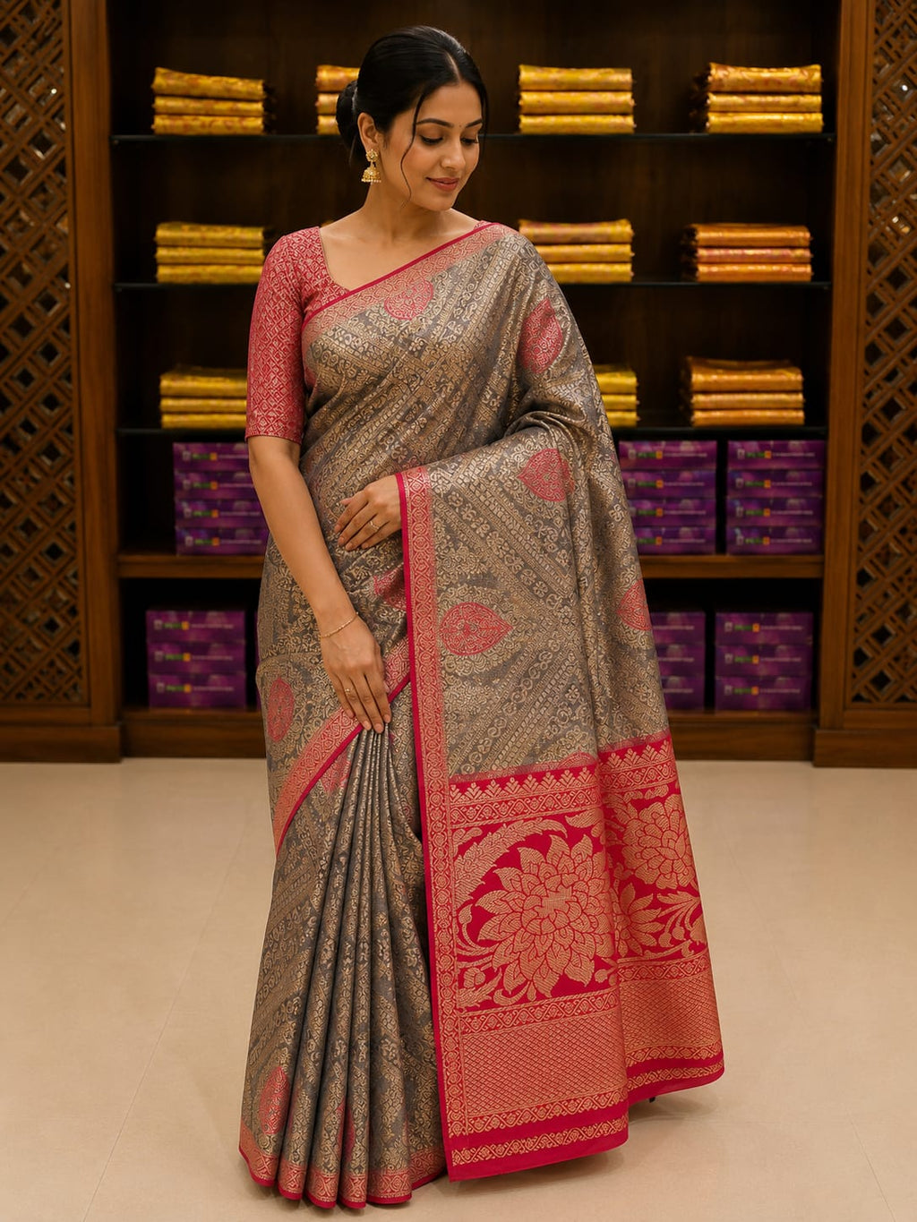 Half Silk Saree