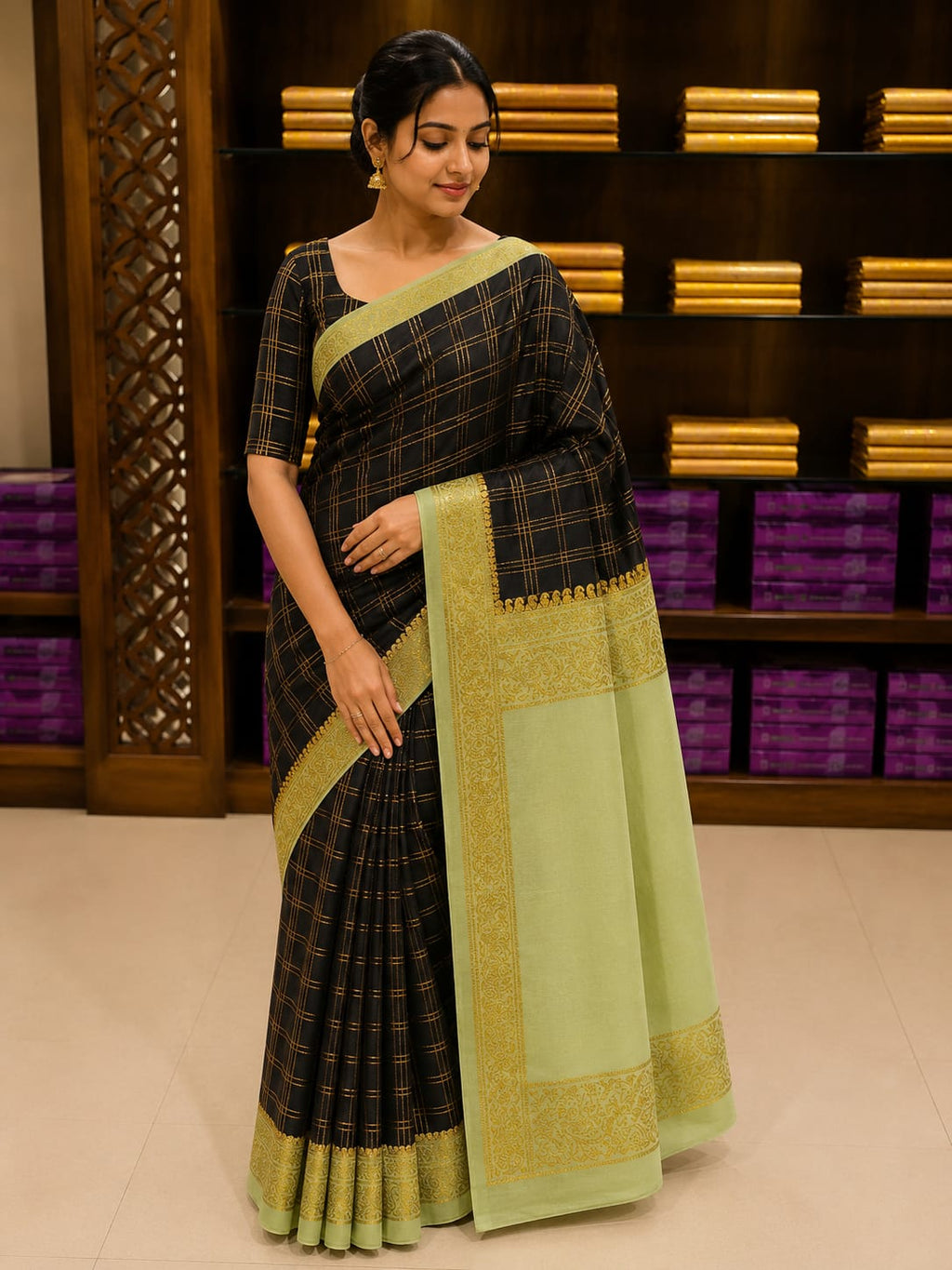 Pure Mysore Silk Saree.