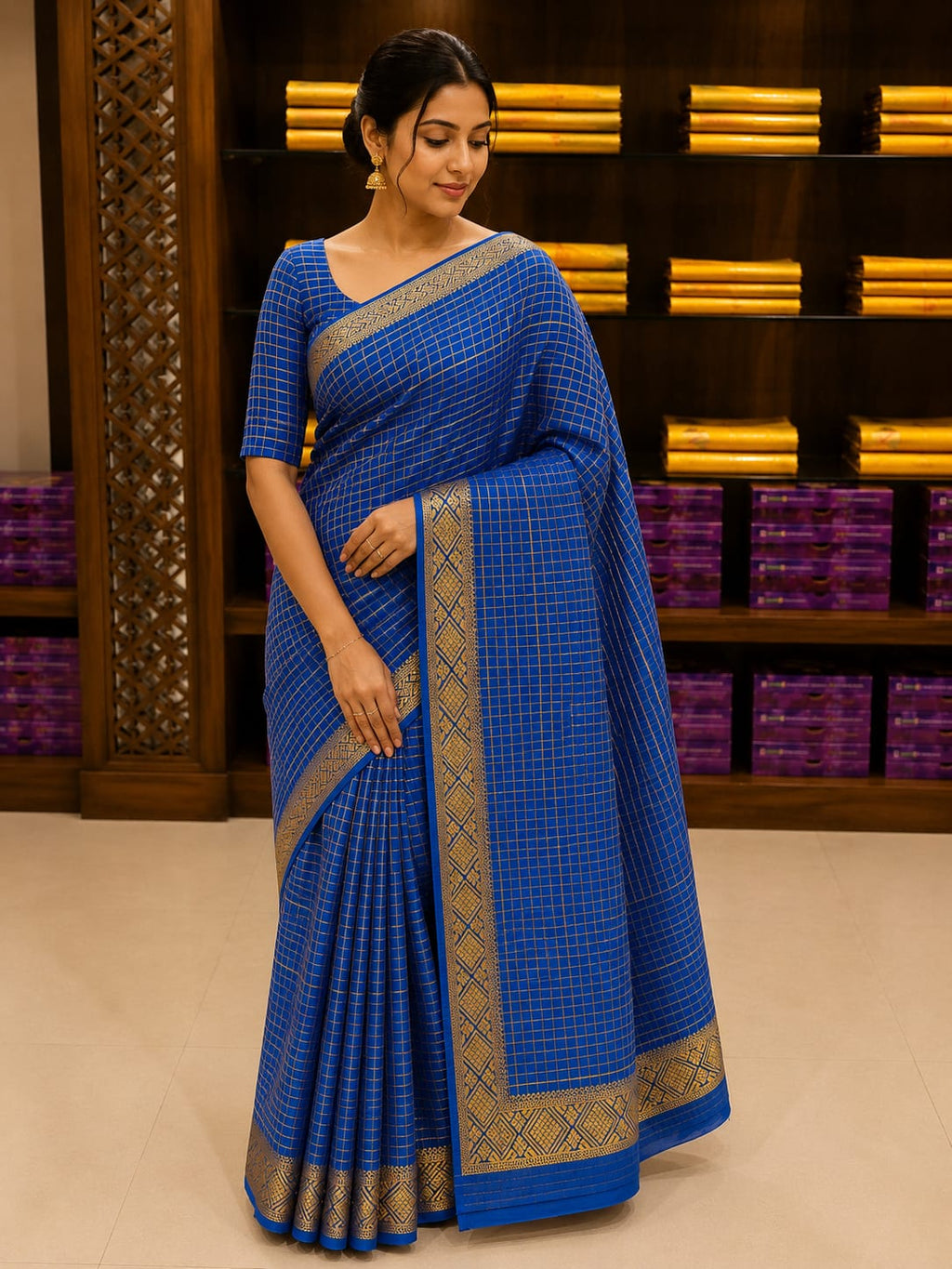 Pure Mysore Silk Saree.