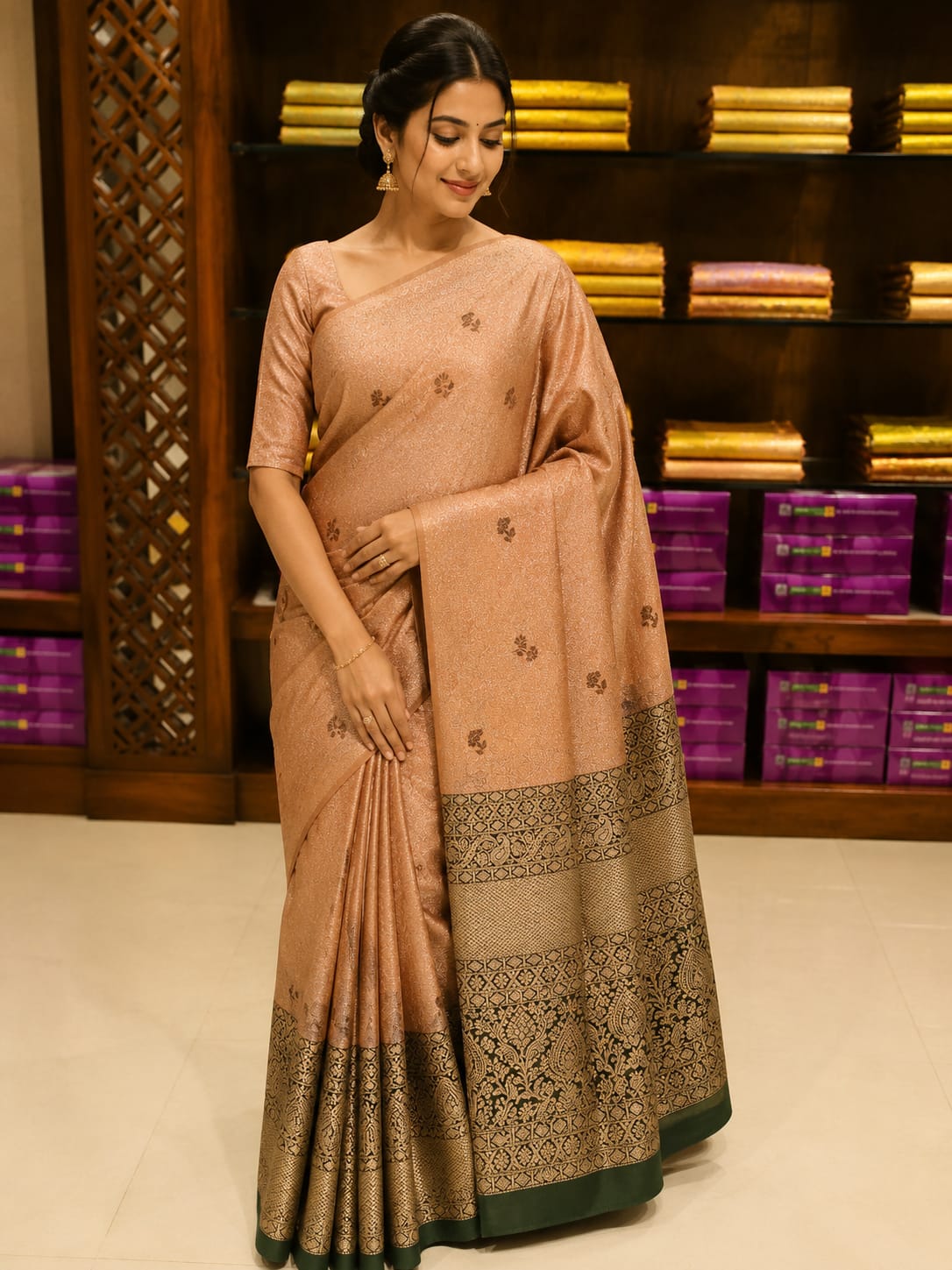 Half Silk Saree
