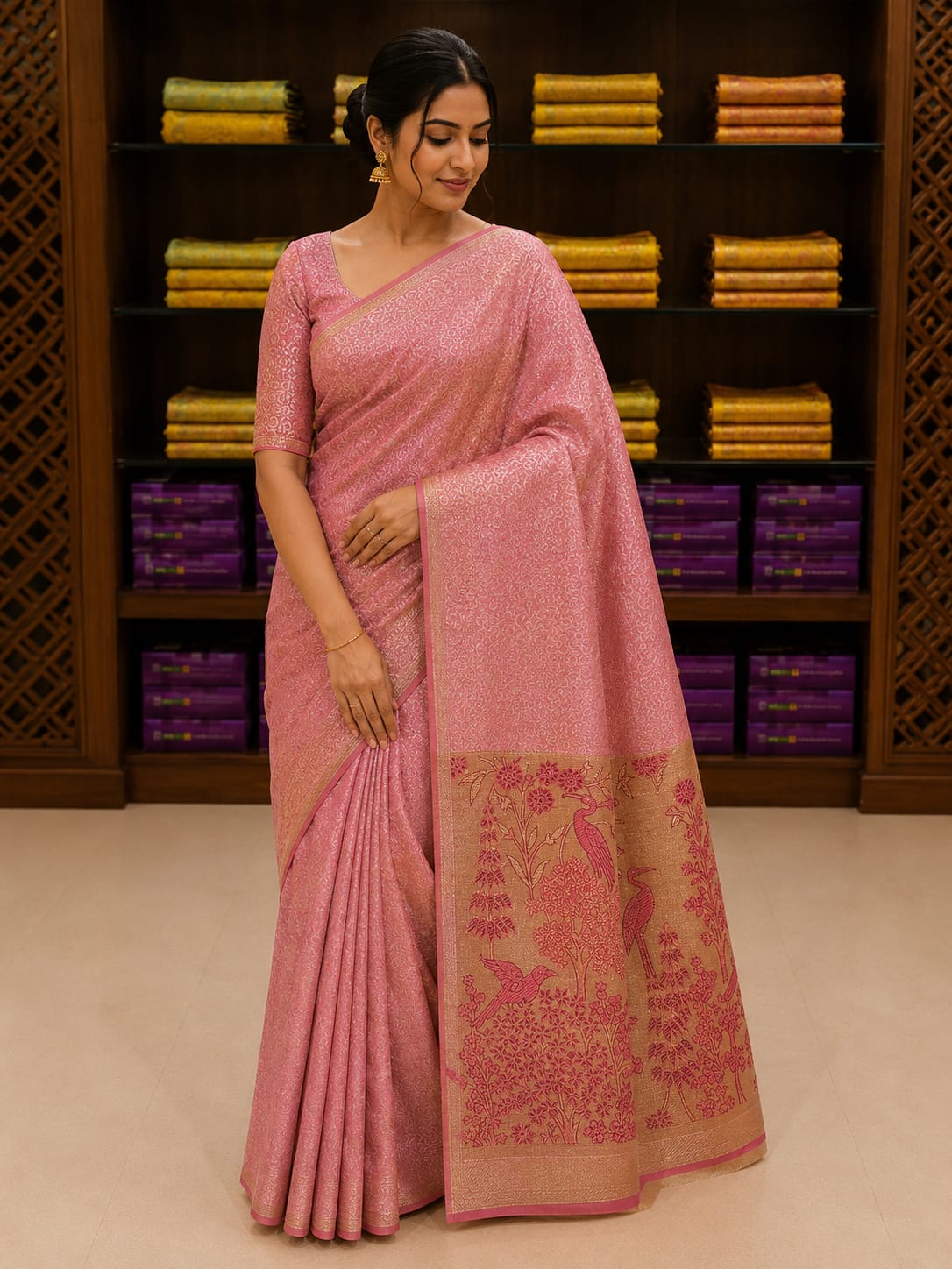 Half Silk Saree
