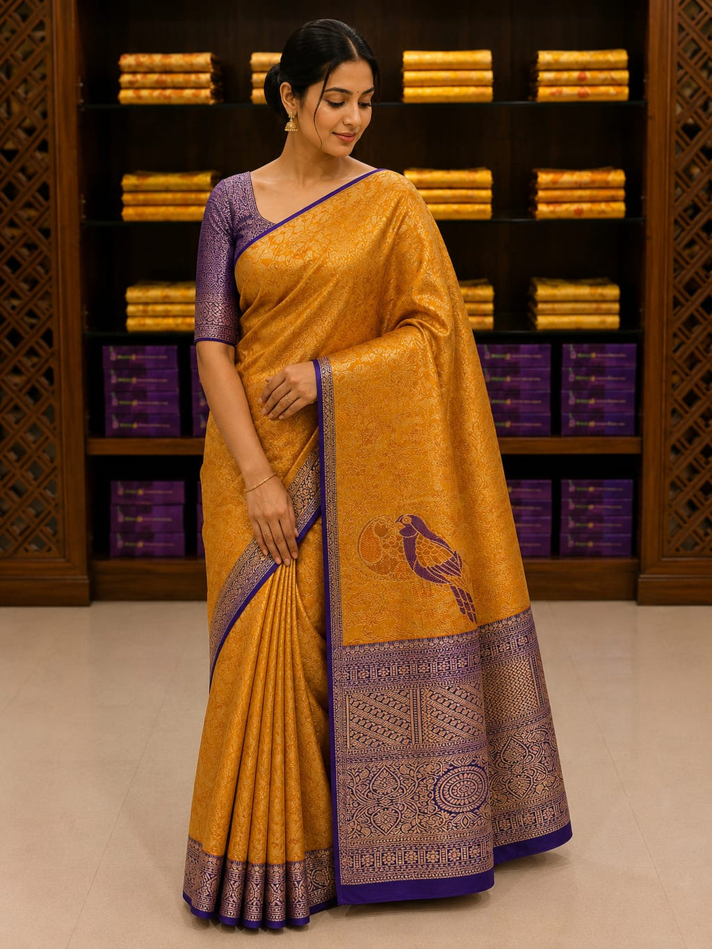 Half Silk Saree
