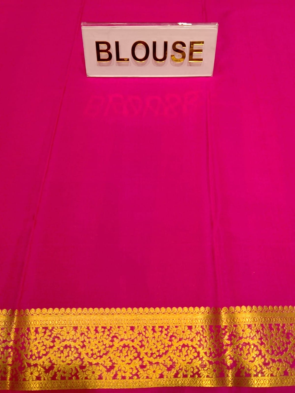 Pure Mysore Silk Saree.