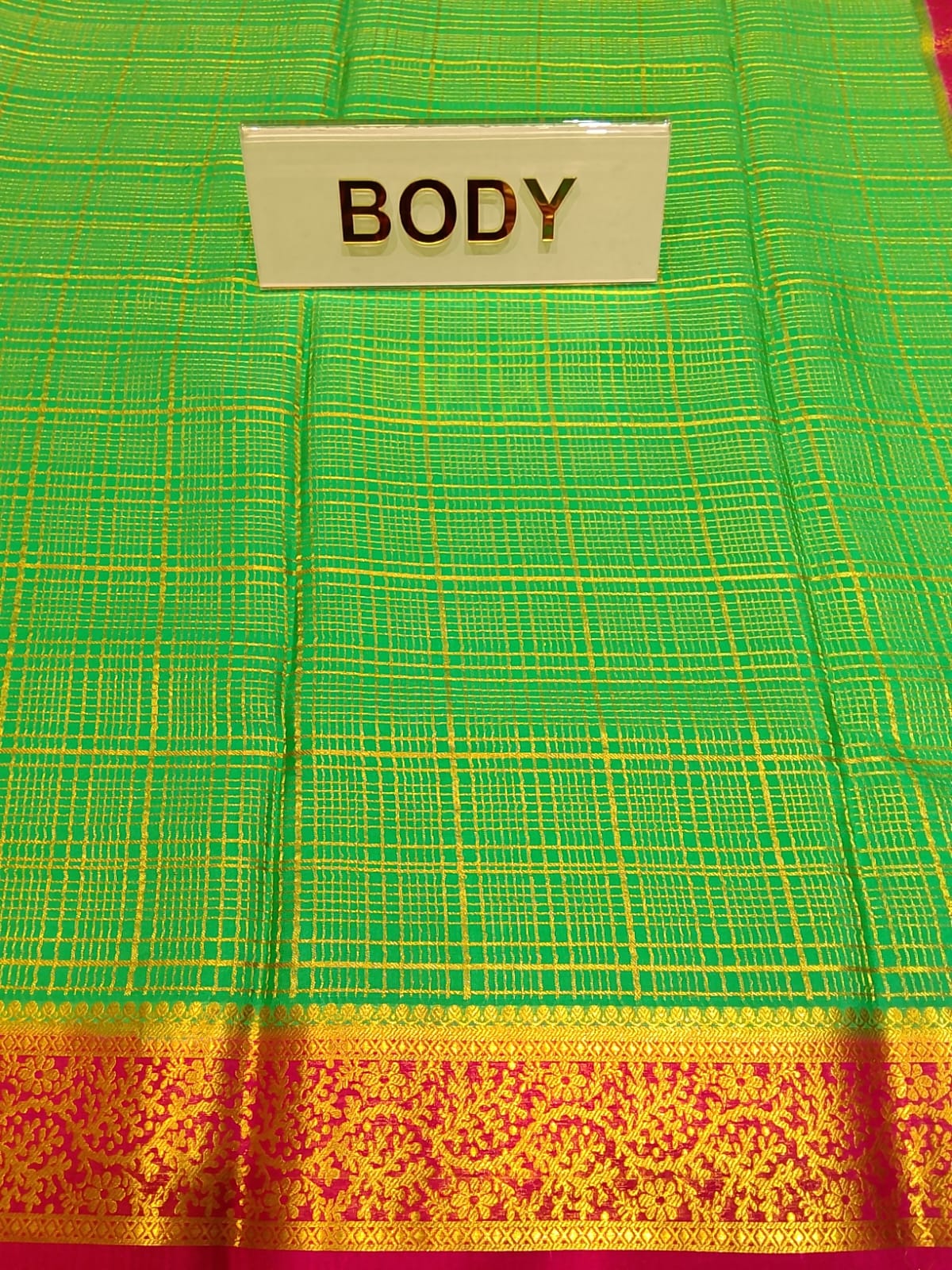 Pure Mysore Silk Saree.