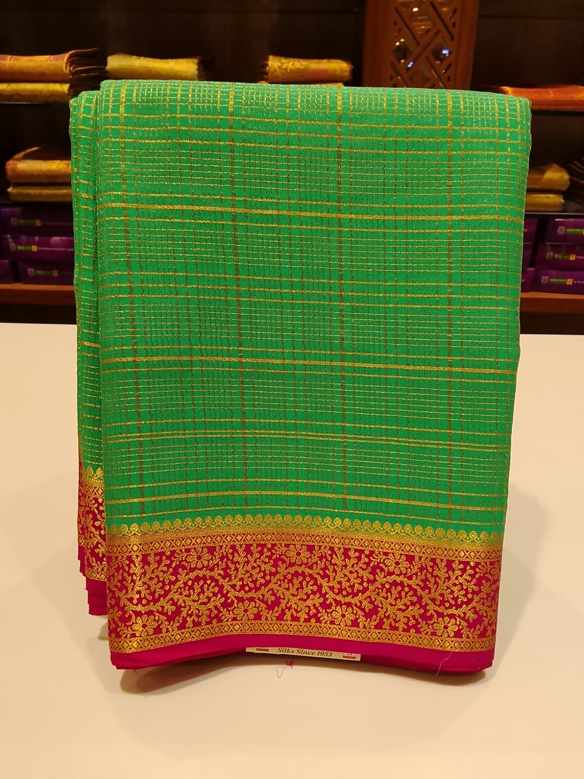 Pure Mysore Silk Saree.
