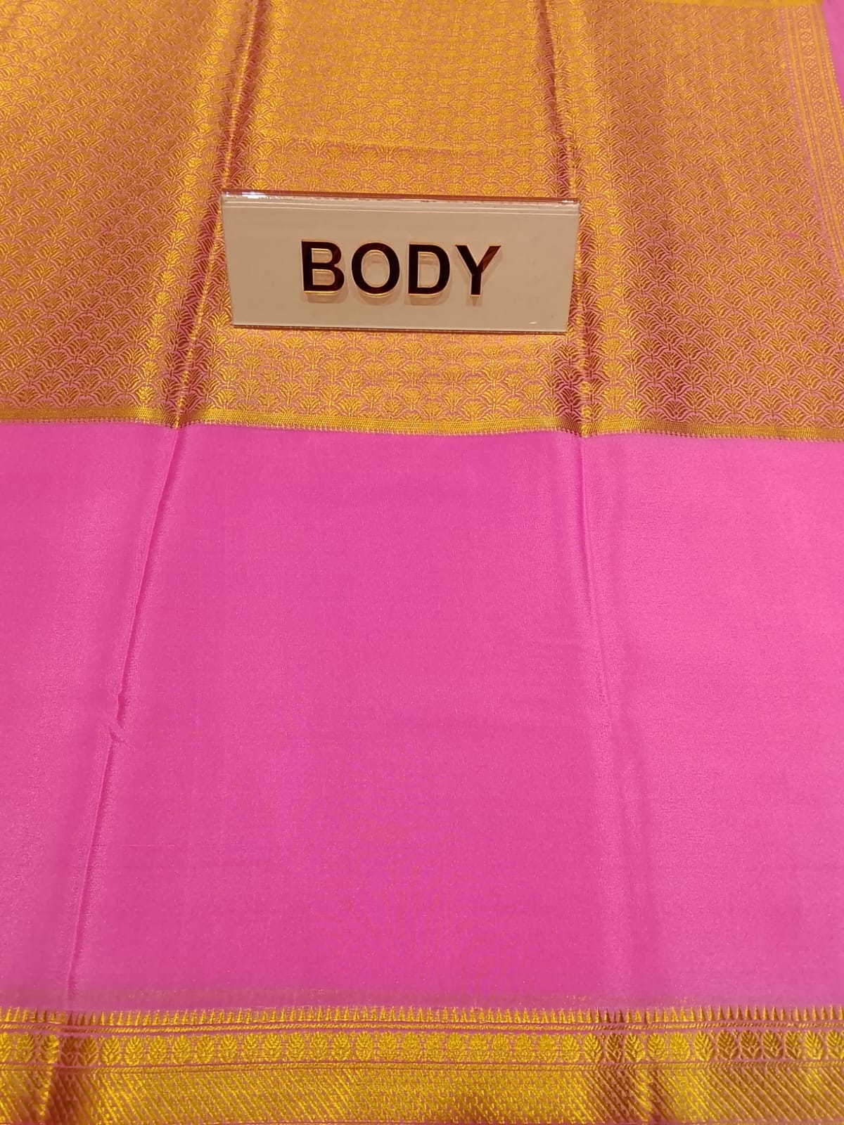 Pure Mysore Silk Saree.