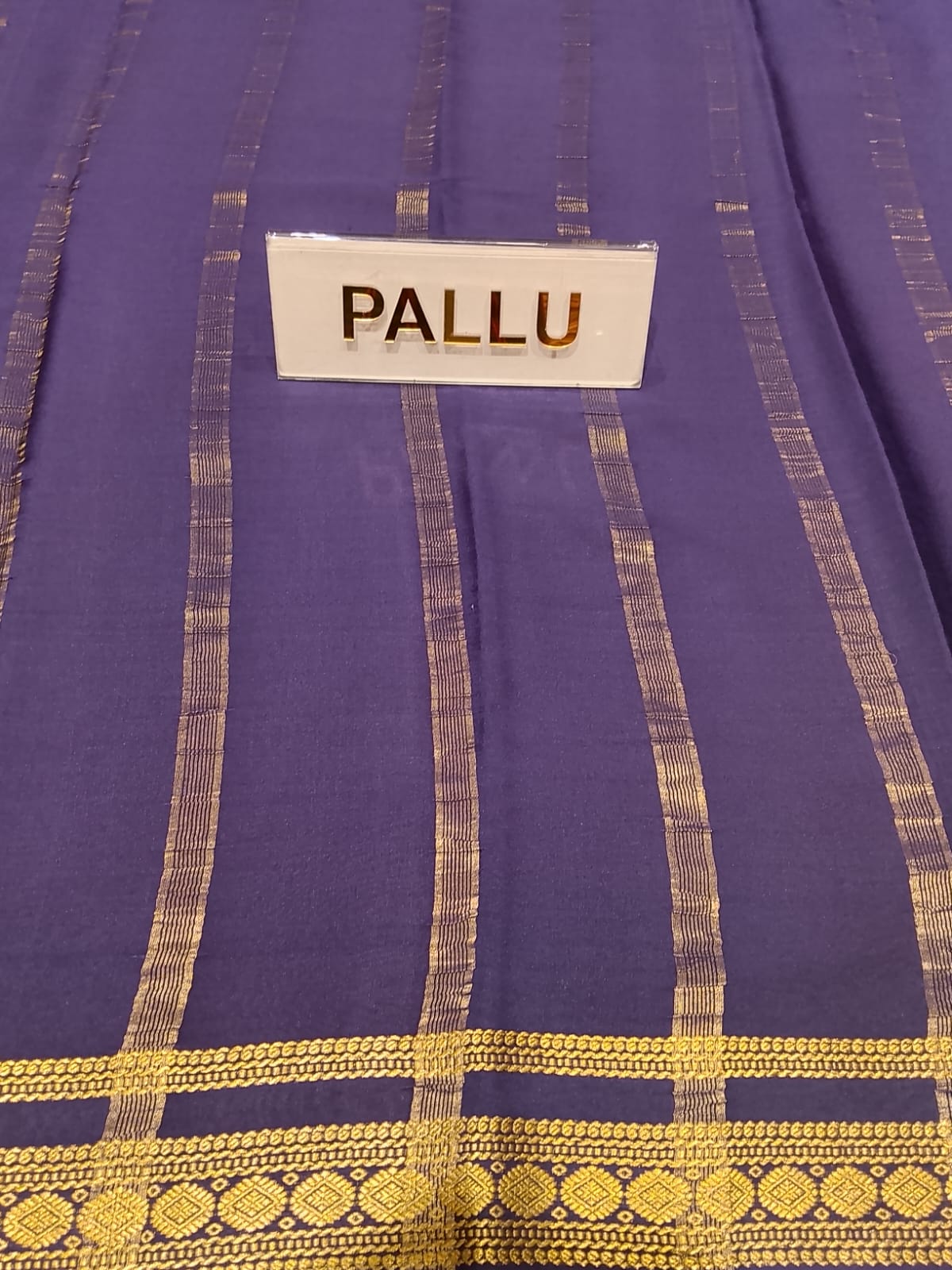 Pure Mysore Silk Saree.