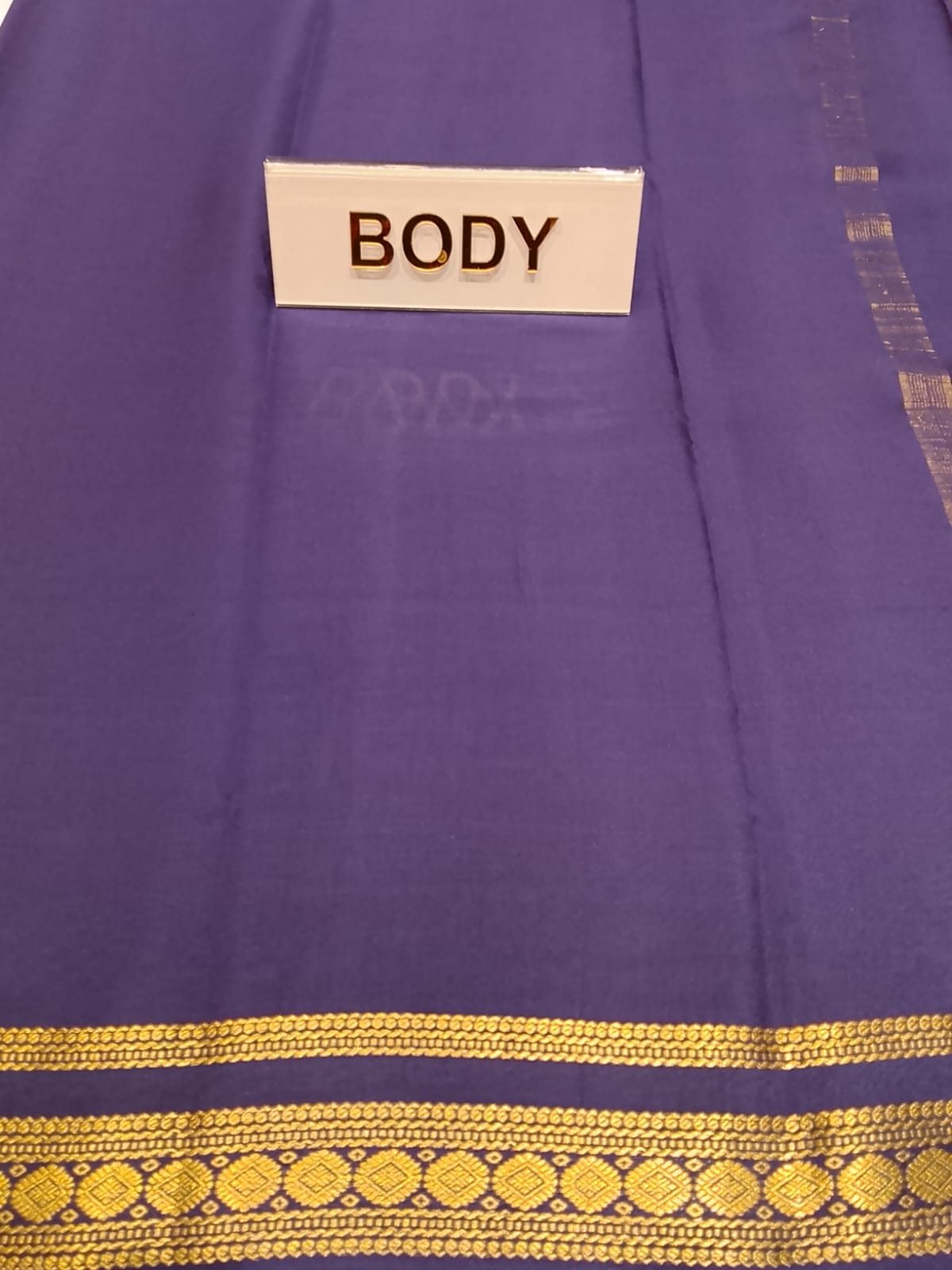 Pure Mysore Silk Saree.