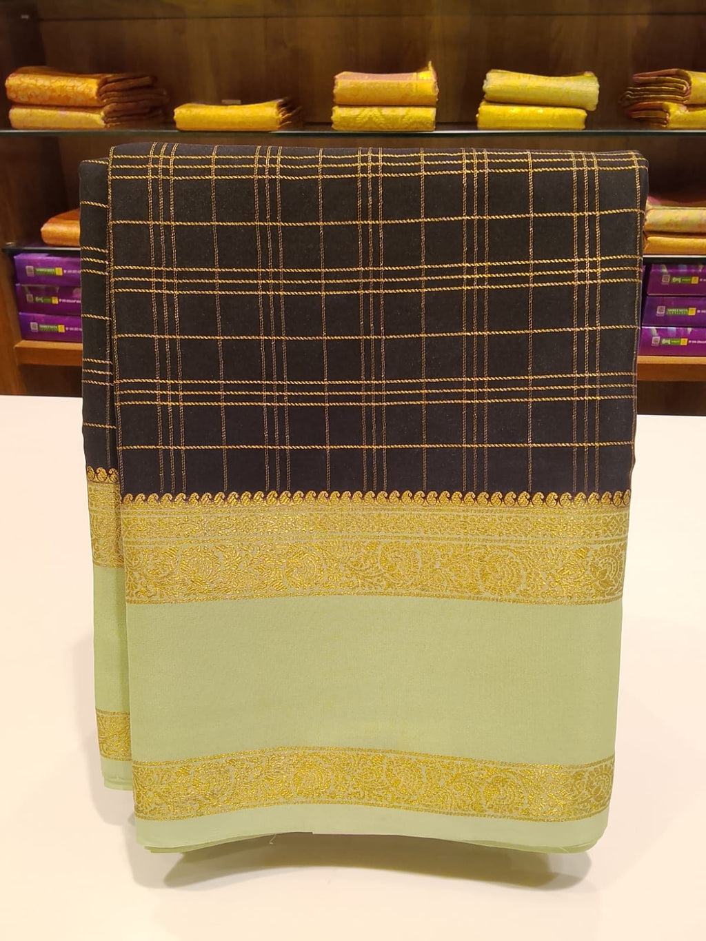 Pure Mysore Silk Saree.