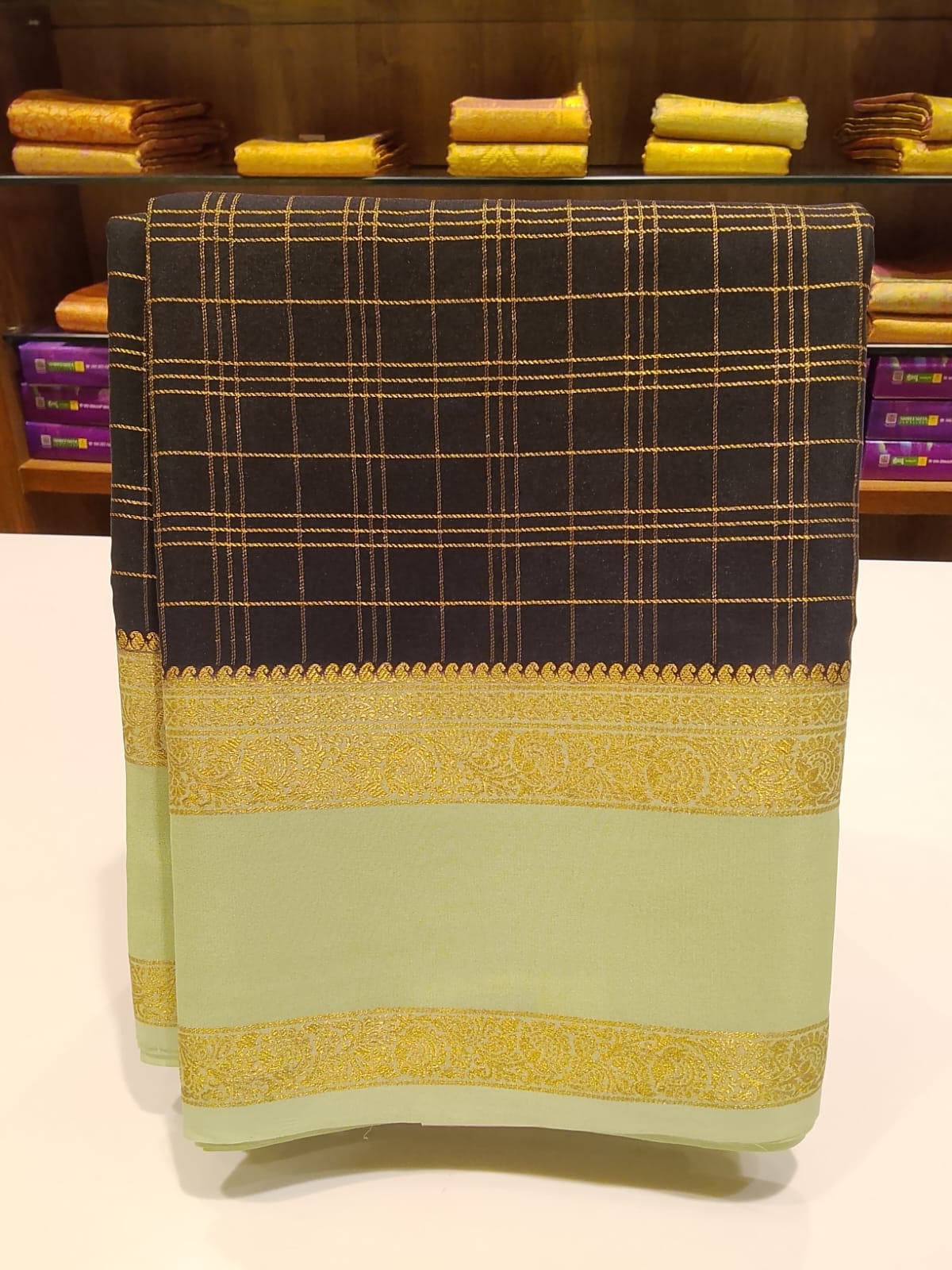 Pure Mysore Silk Saree.