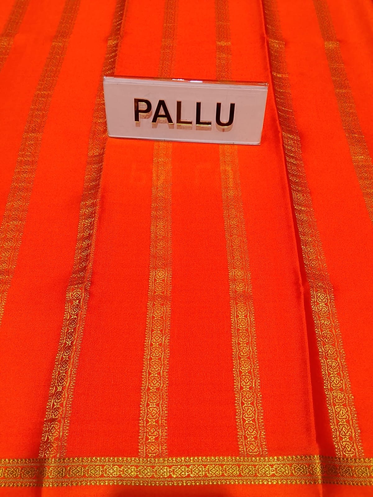 Pure Mysore Silk Saree.