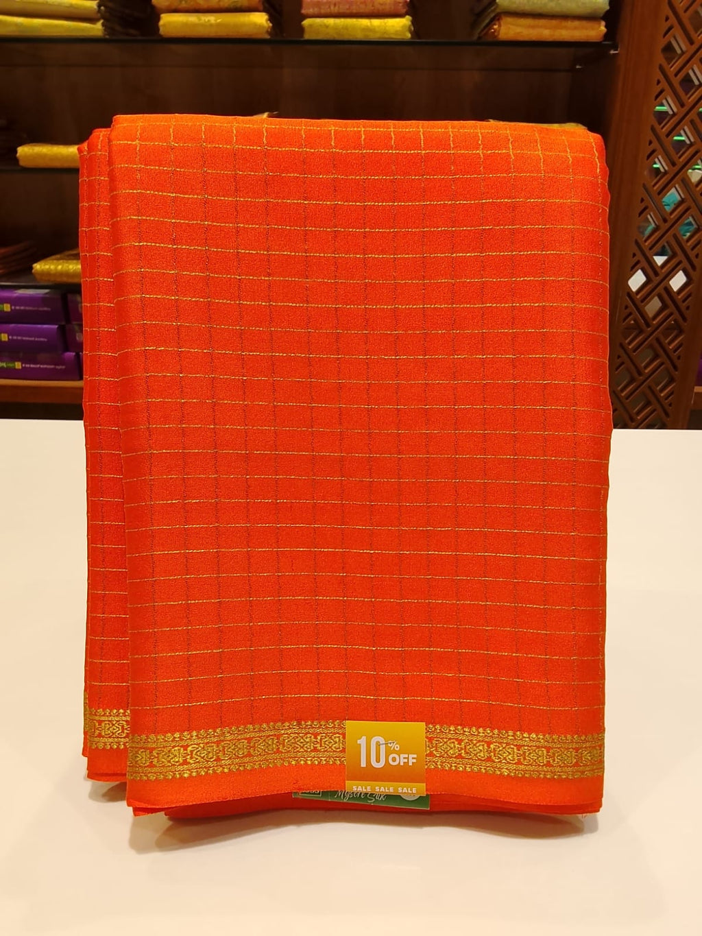 Pure Mysore Silk Saree.