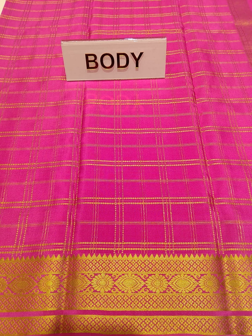 Pure Mysore Silk Saree.