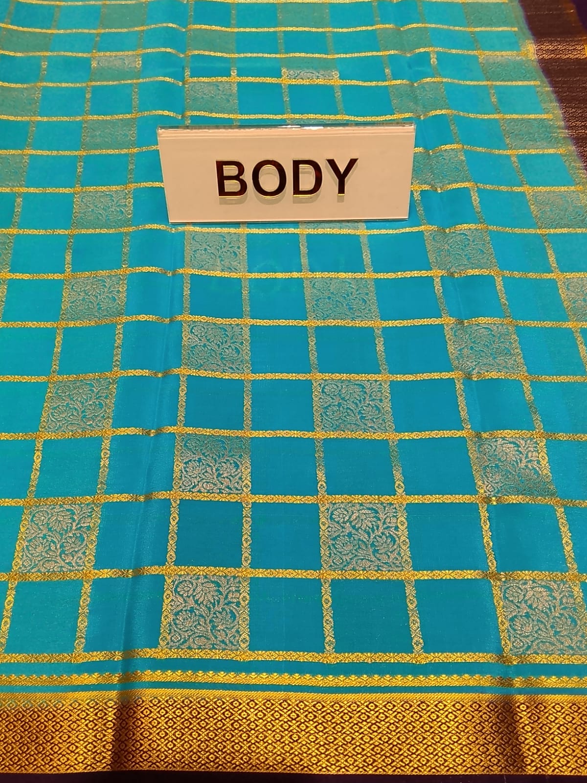 Pure Mysore Silk Saree.