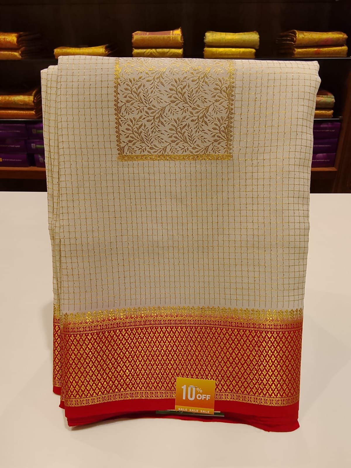 Pure Mysore Silk Saree.